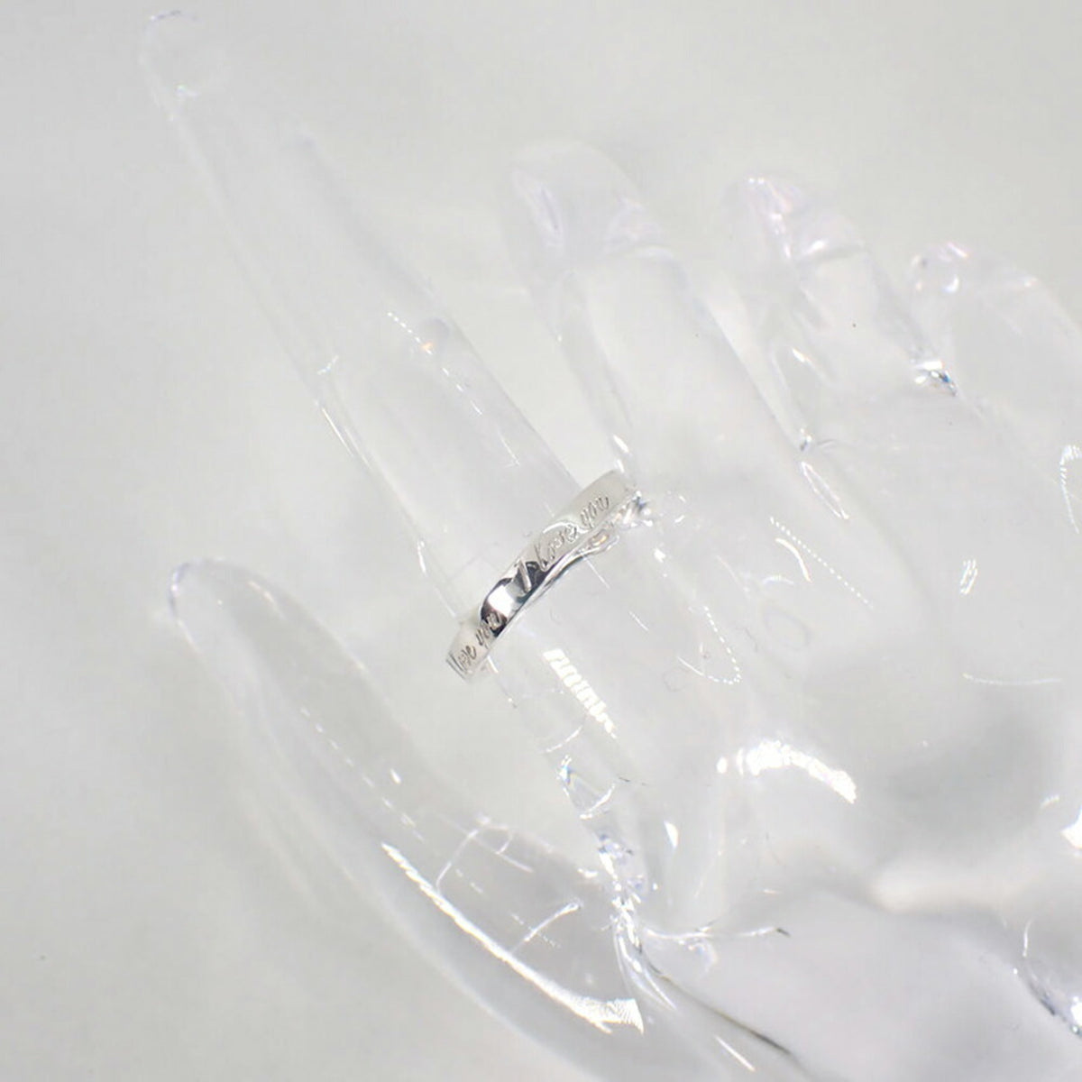 Tiffany Sterling Silver 925 Band Ring (Pre-Owned)