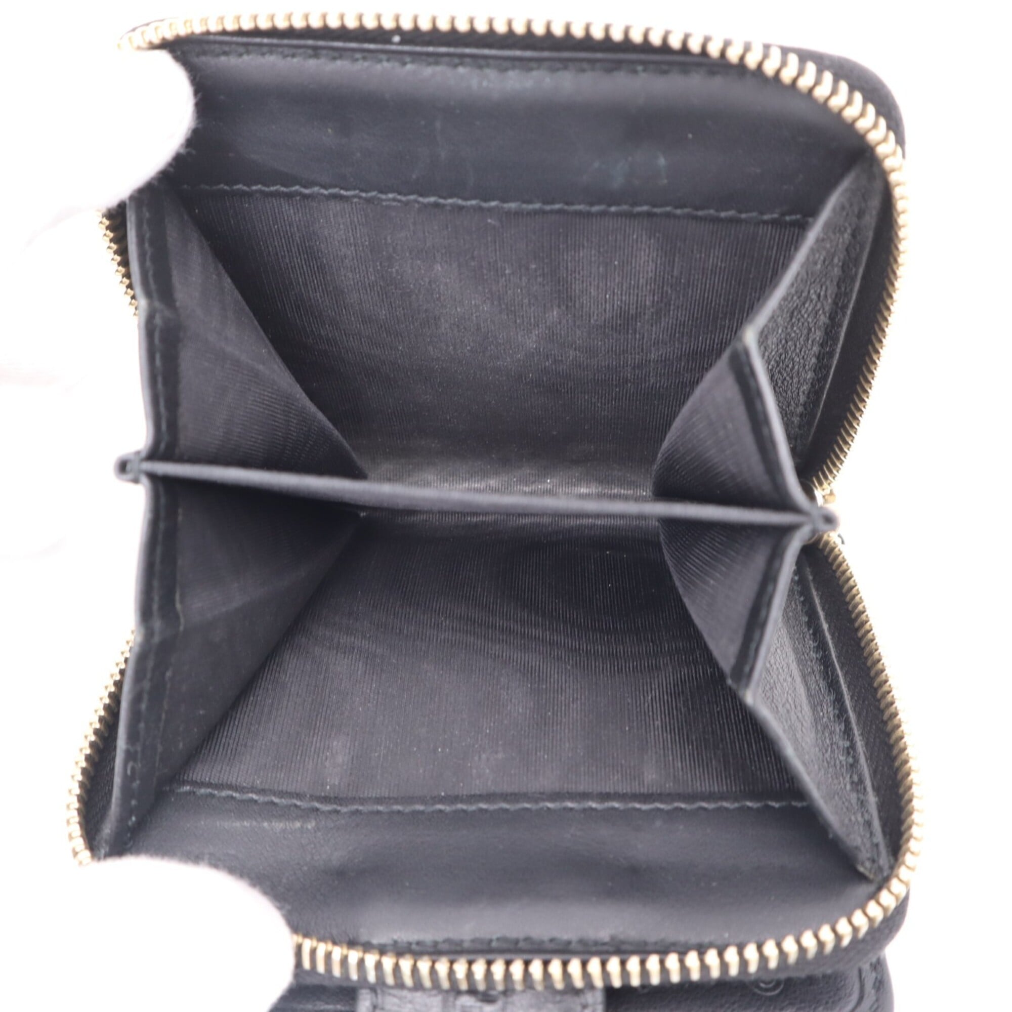 Gucci Microguccissima Black Leather Wallet (Bi-Fold) (Pre-Owned)