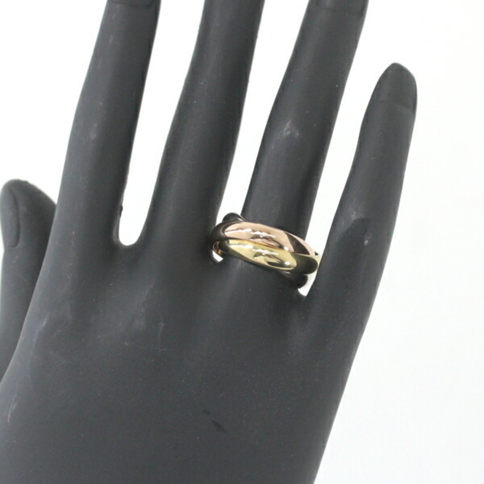 Cartier Pink Gold White Gold Yellow Gold Yellow Gold (18K) Pink Gold (18K) White Gold (18K) Band Ring (Pre-Owned)