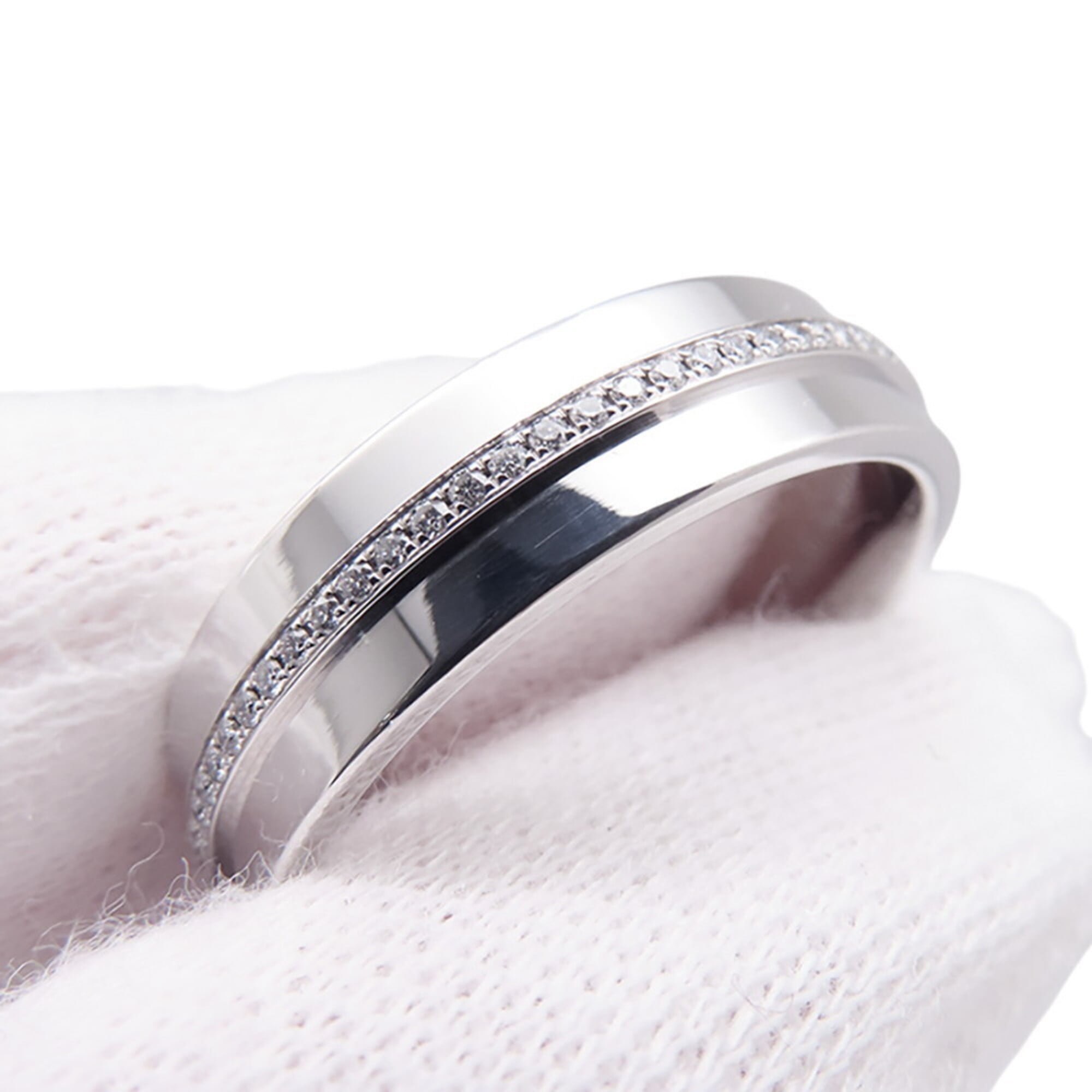 Tiffany White Gold (18K) Band Ring (Pre-Owned)