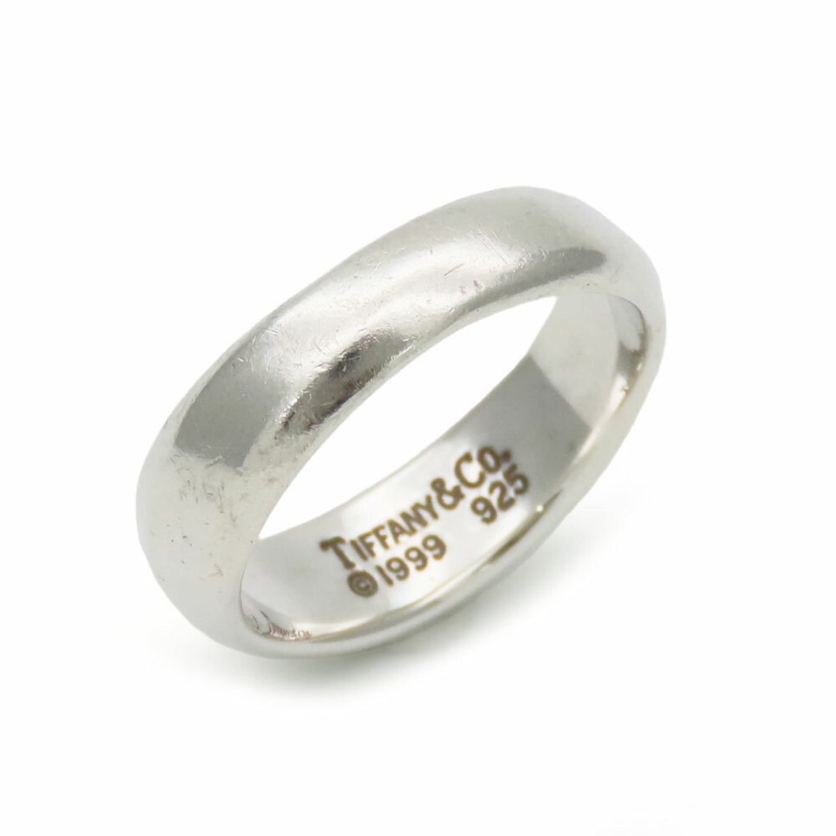 Tiffany Silver 925 Band Ring (Pre-Owned)