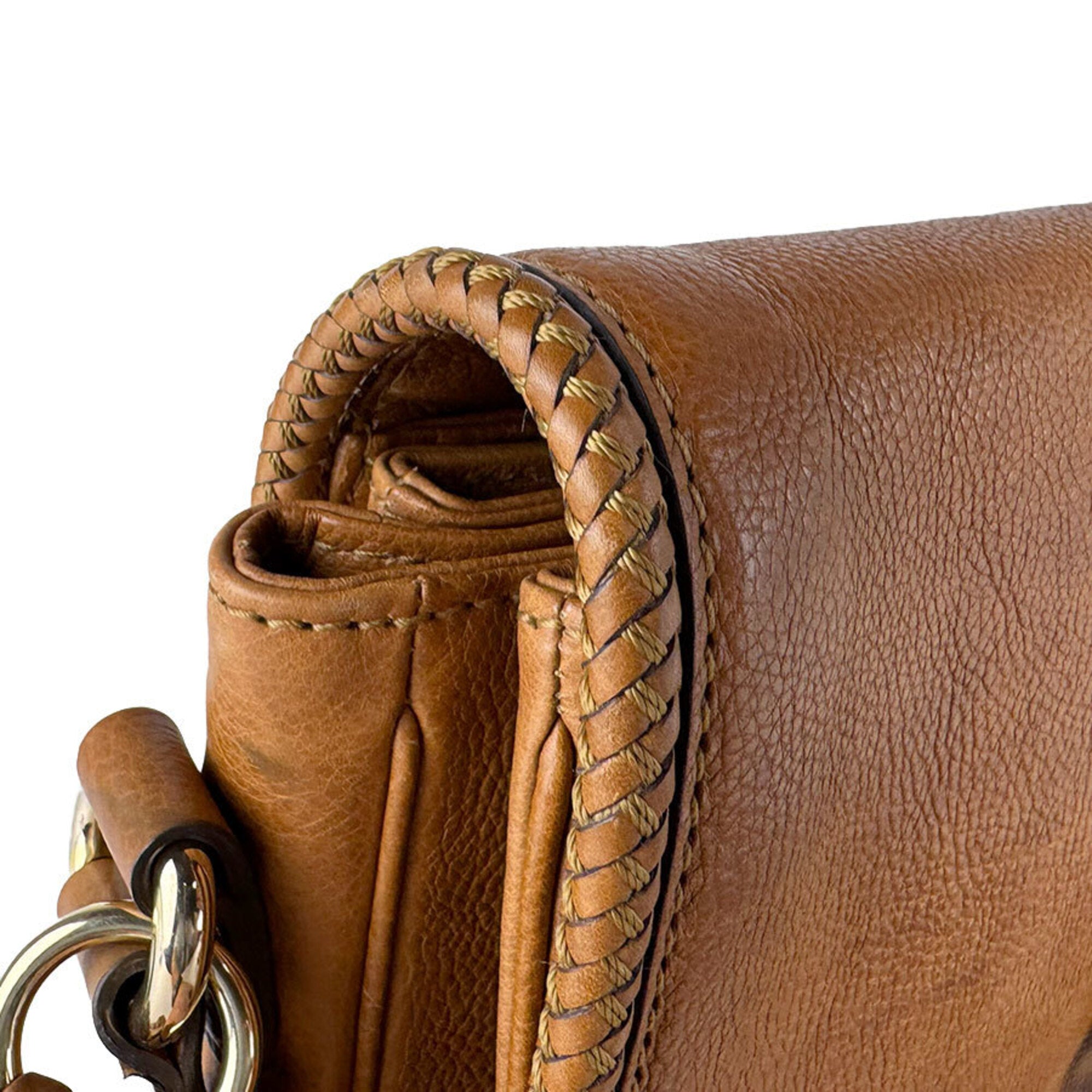 Gucci Brown Leather Shoulder Bag (Pre-Owned)