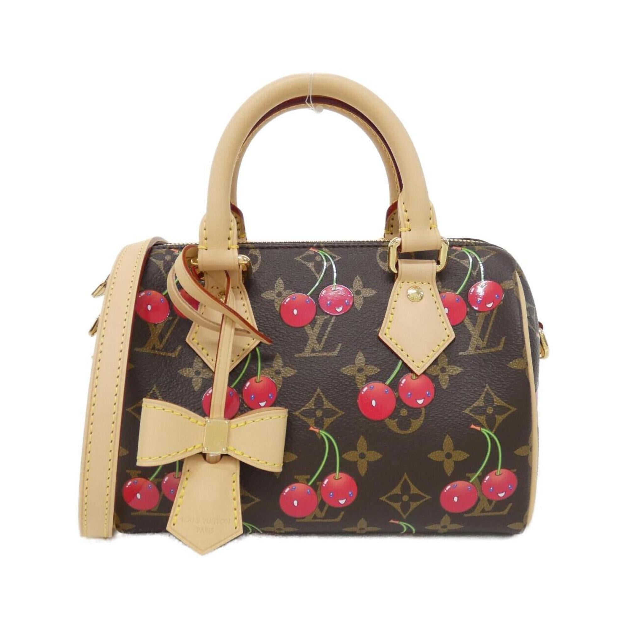 Louis Vuitton Marron Coated Canvas Boston Bag (Pre-Owned)