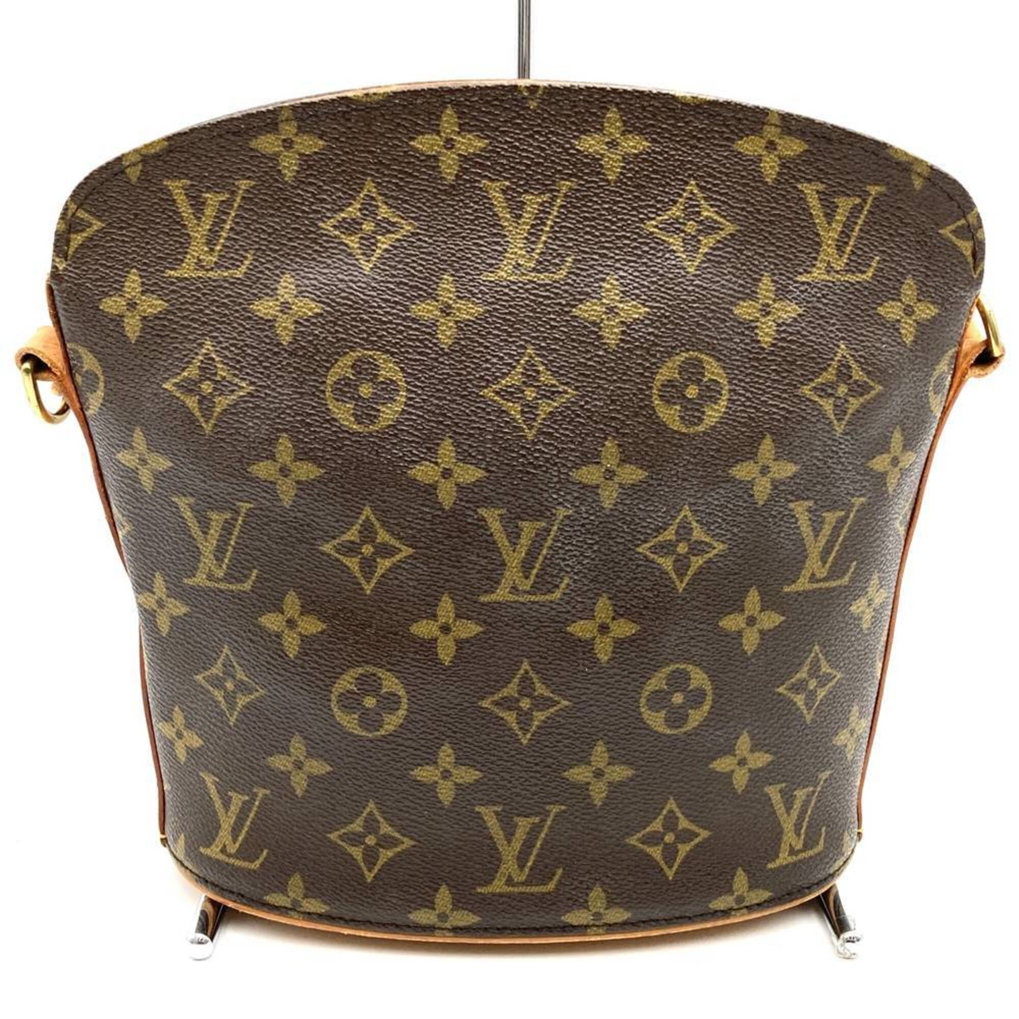 Louis Vuitton Brown Monogram Canvas Shoulder Bag (Pre-Owned)
