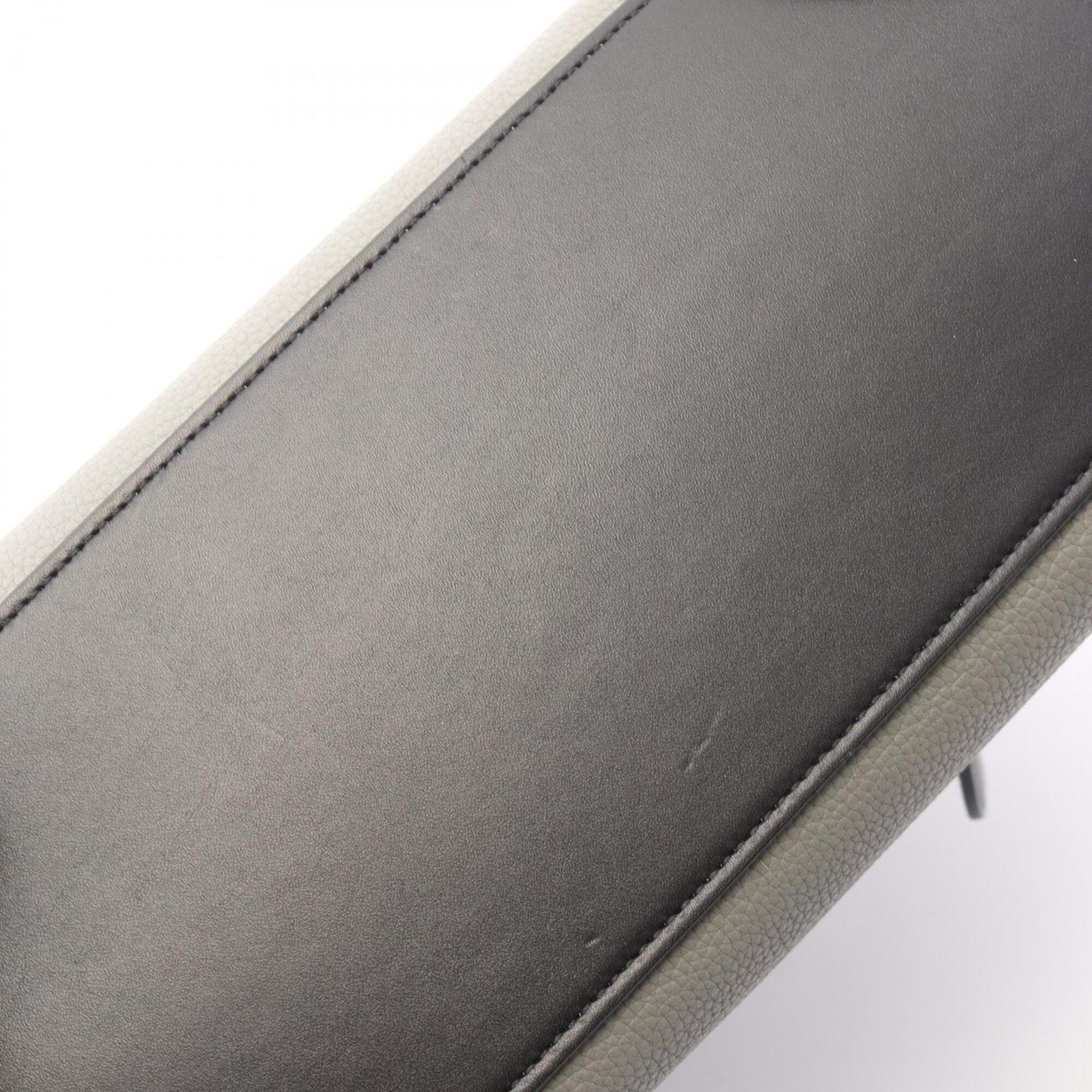 Celine Black Gray Green Leather Handbag Tote Bag (Pre-Owned)