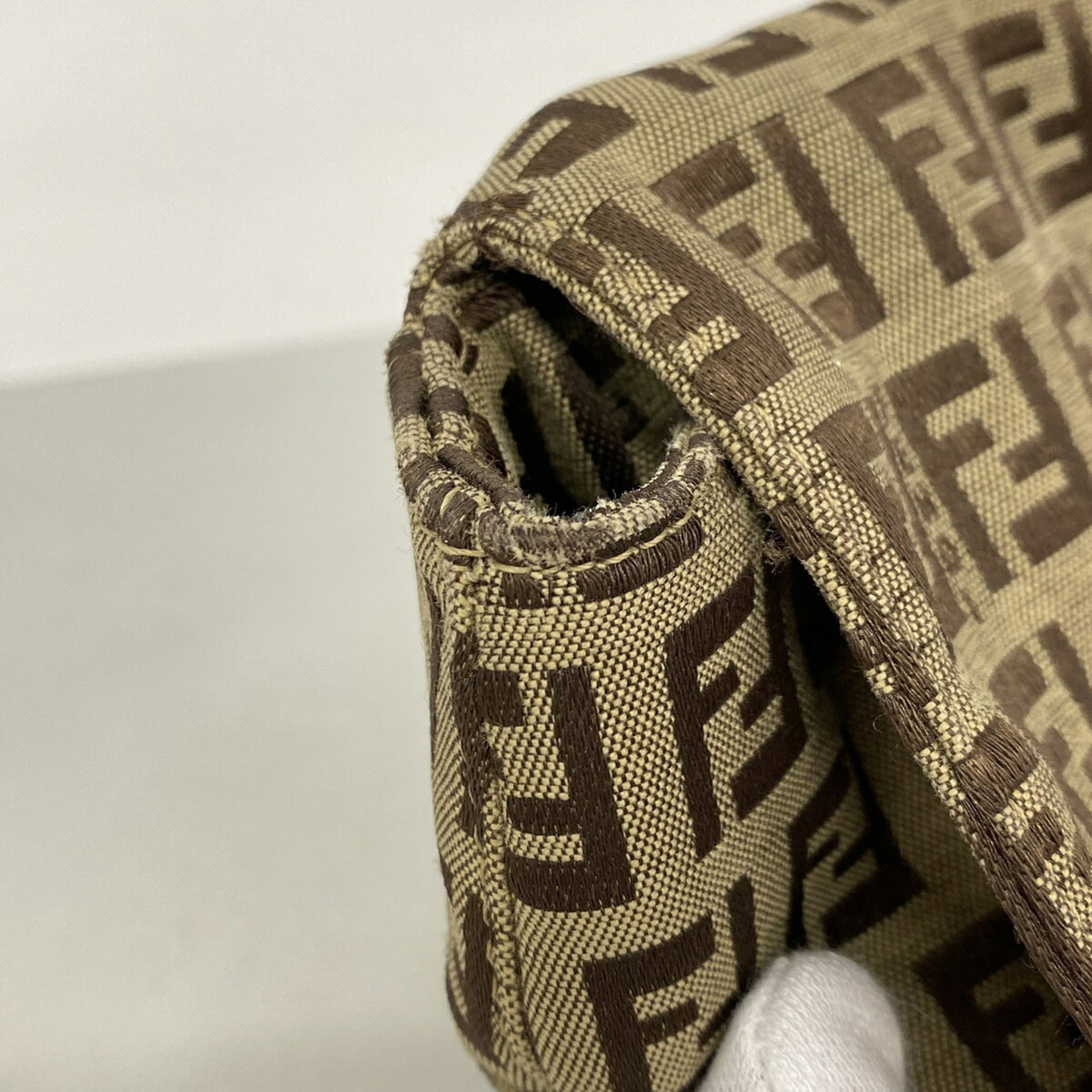 Fendi Brown Canvas Tote Bag (Pre-Owned)