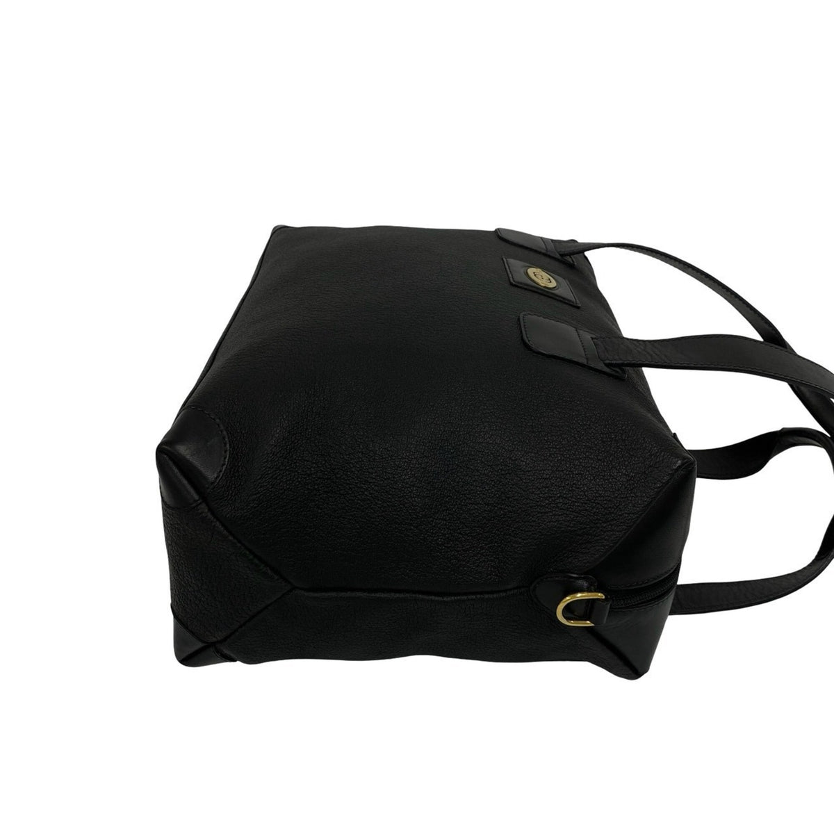 Gucci Black Leather Boston Bag Handbag Shoulder Bag (Pre-Owned)