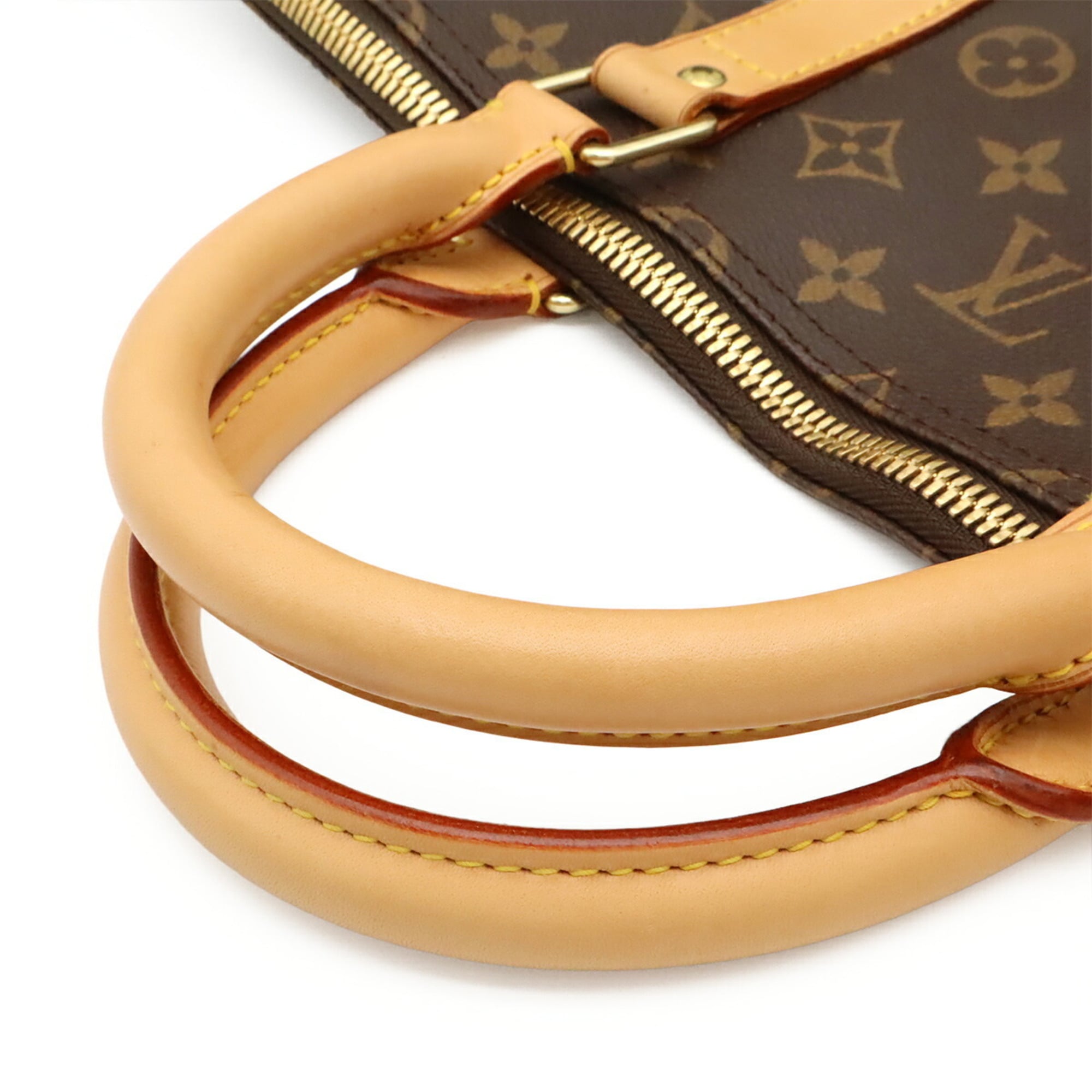 Louis Vuitton Brown Monogram Canvas Boston Bag Handbag (Pre-Owned)