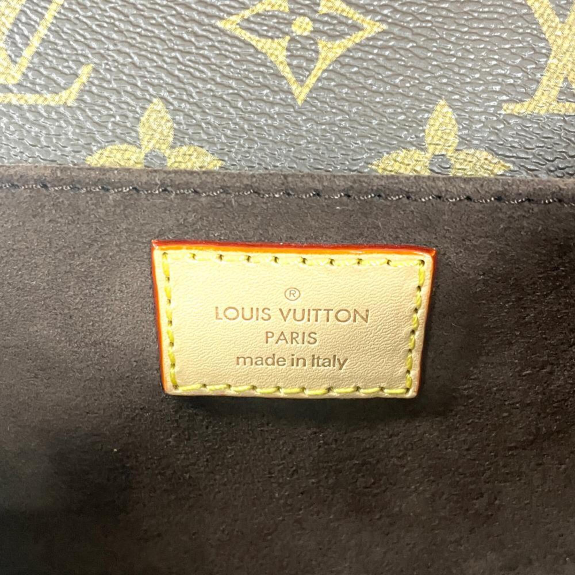 Louis Vuitton Monogram Brown Monogram Pochette Shoulder Bag (Pre-Owned)