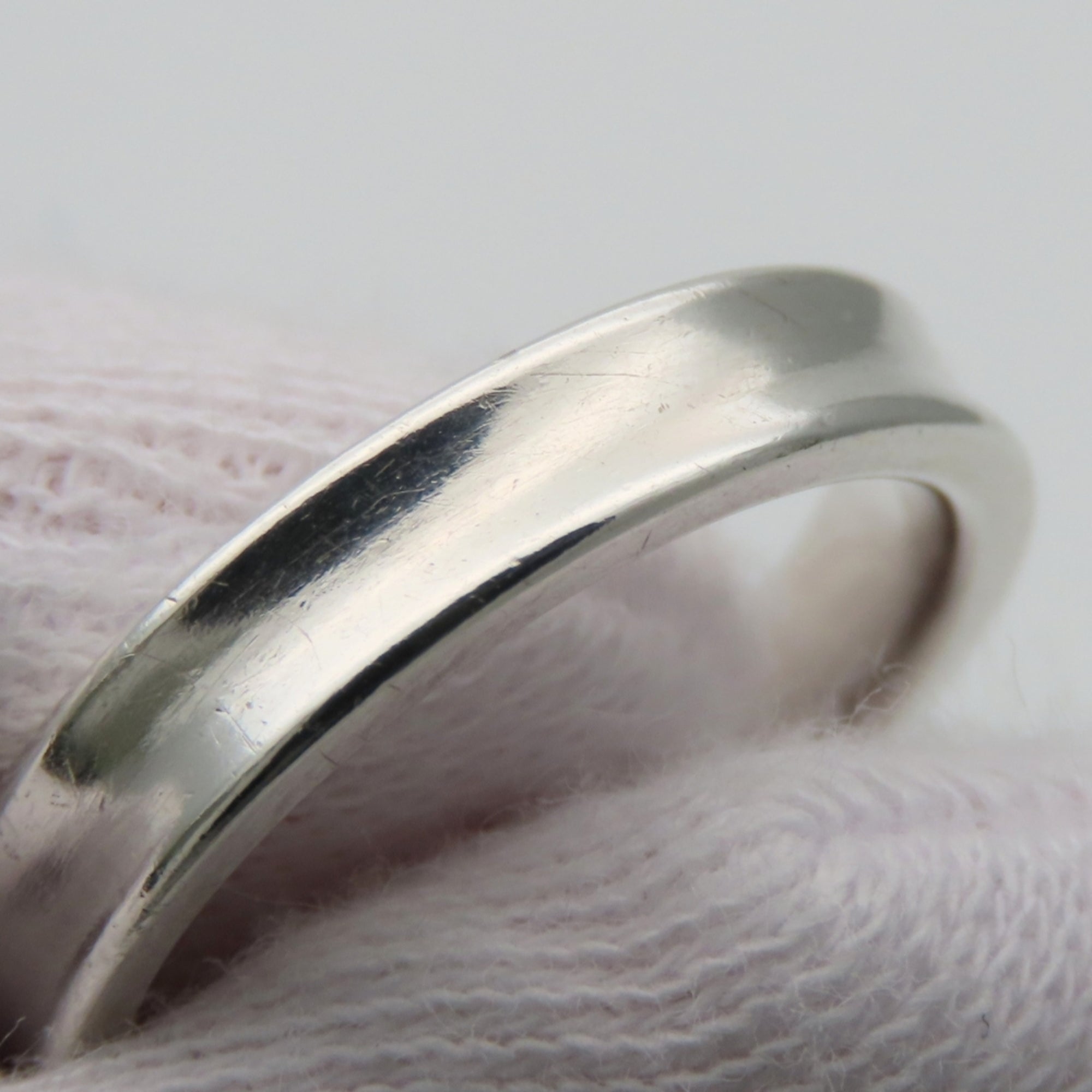 Tiffany Silver Silver 925 Band Ring (Pre-Owned)