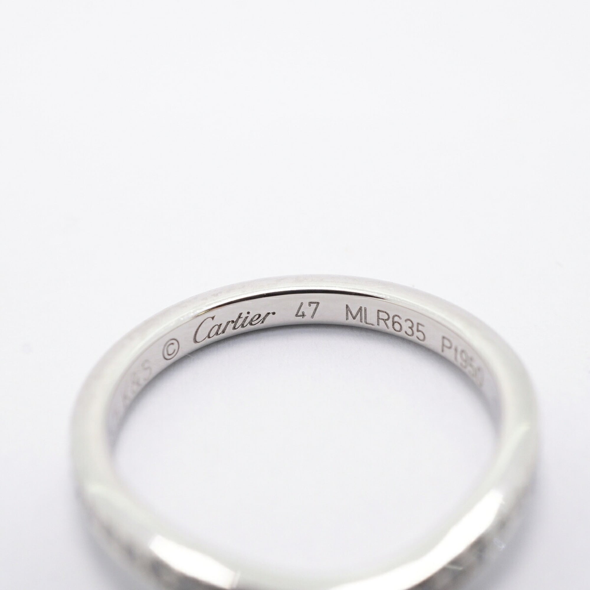 Cartier Platinum 950 Band Ring (Pre-Owned)