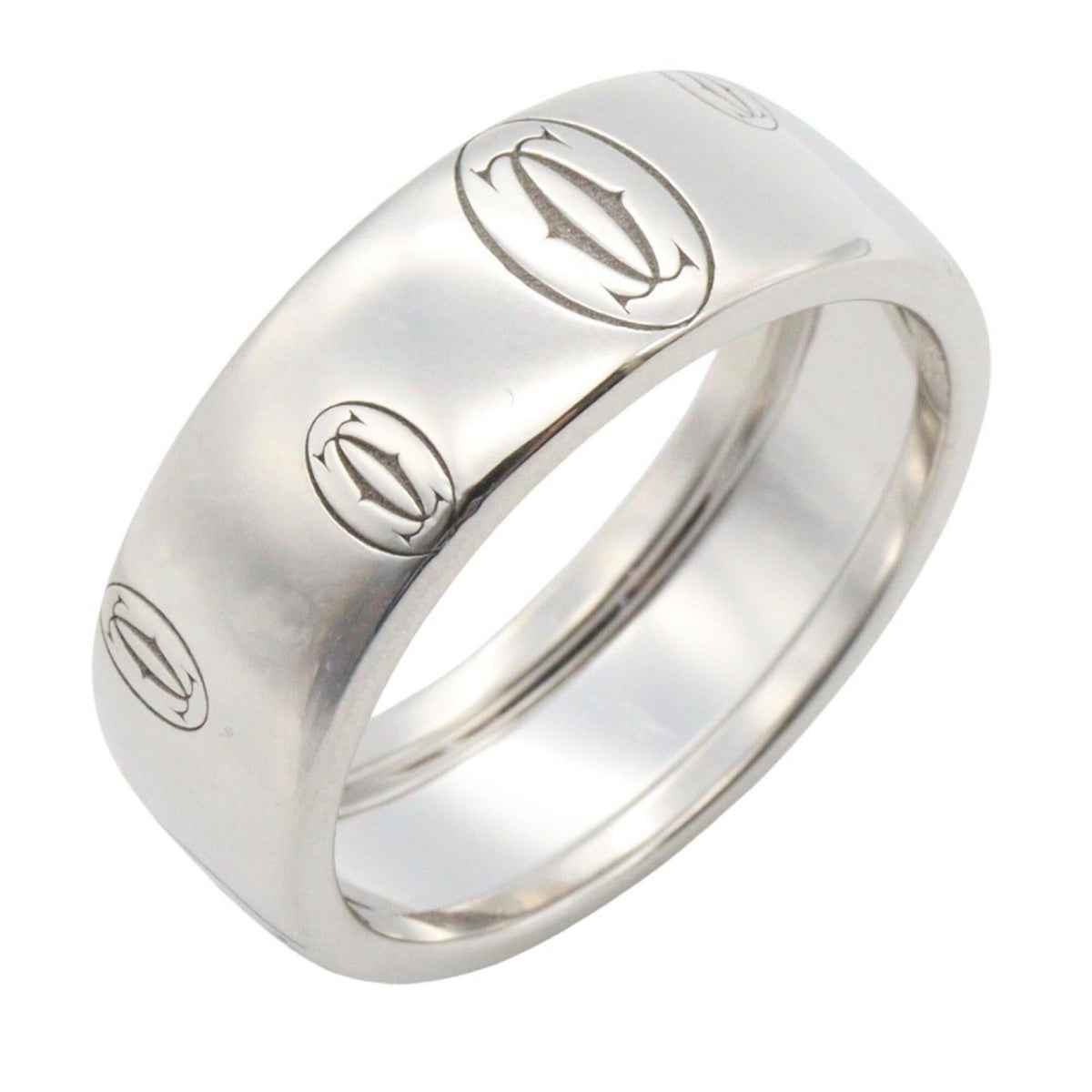 Cartier Silver White Gold (18K) Band Ring (Pre-Owned)
