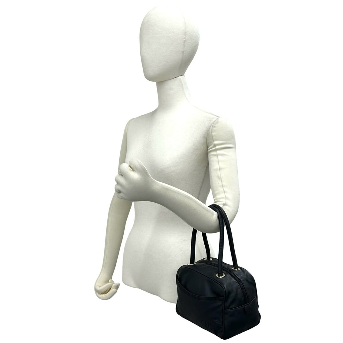Loewe Black Leather Handbag (Pre-Owned)