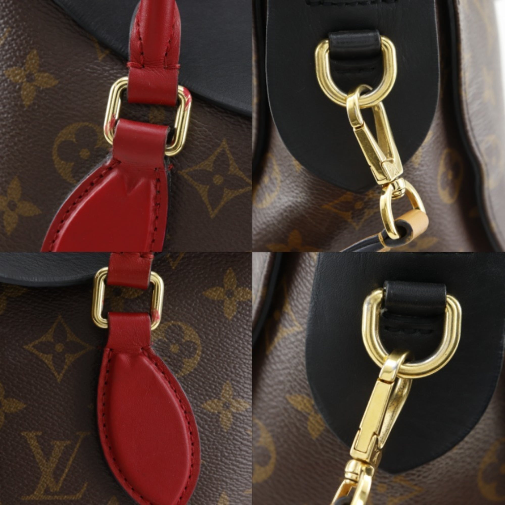 Louis Vuitton Brown Monogram Canvas Handbag Tote Bag (Pre-Owned)