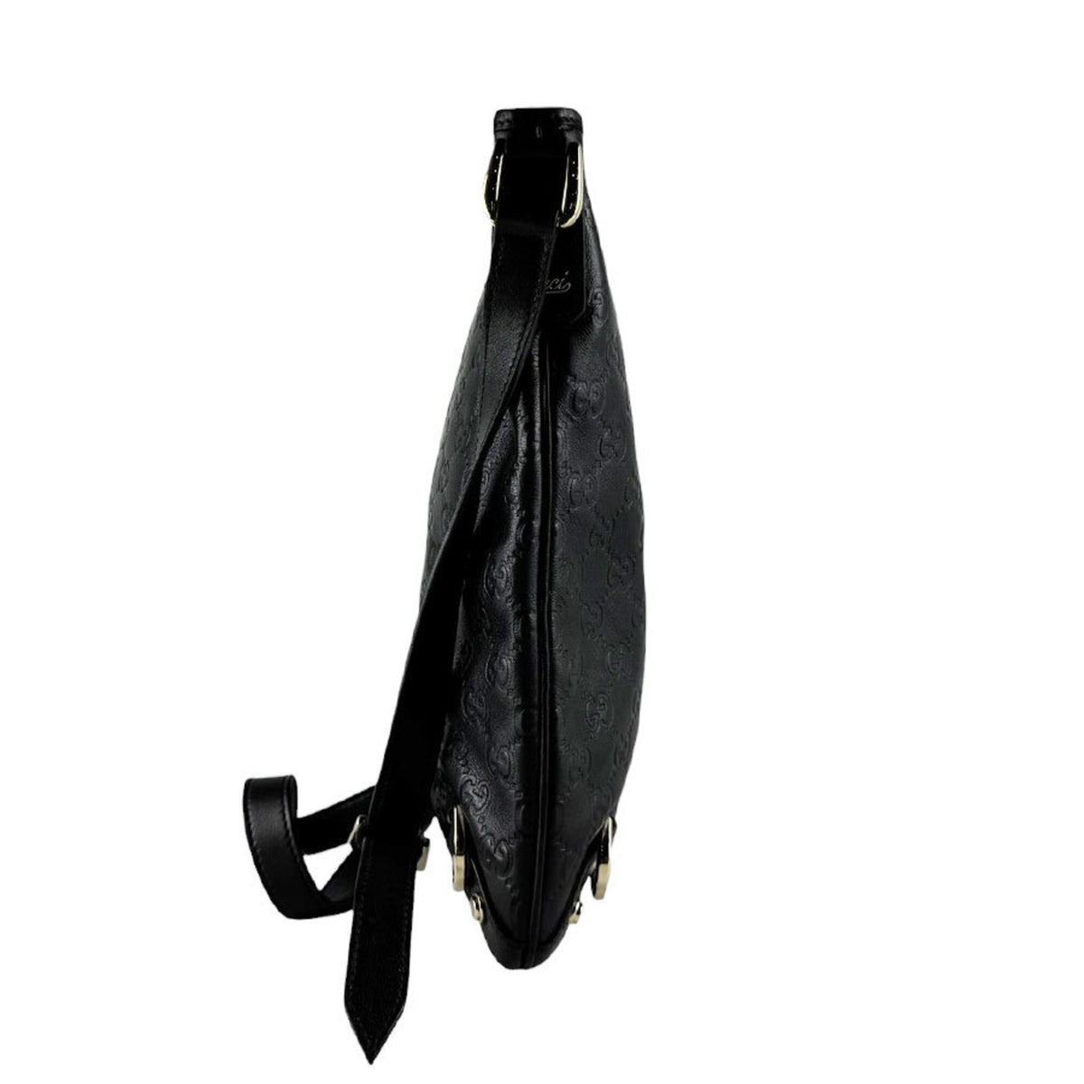 Gucci Black Leather Shoulder Bag (Pre-Owned)