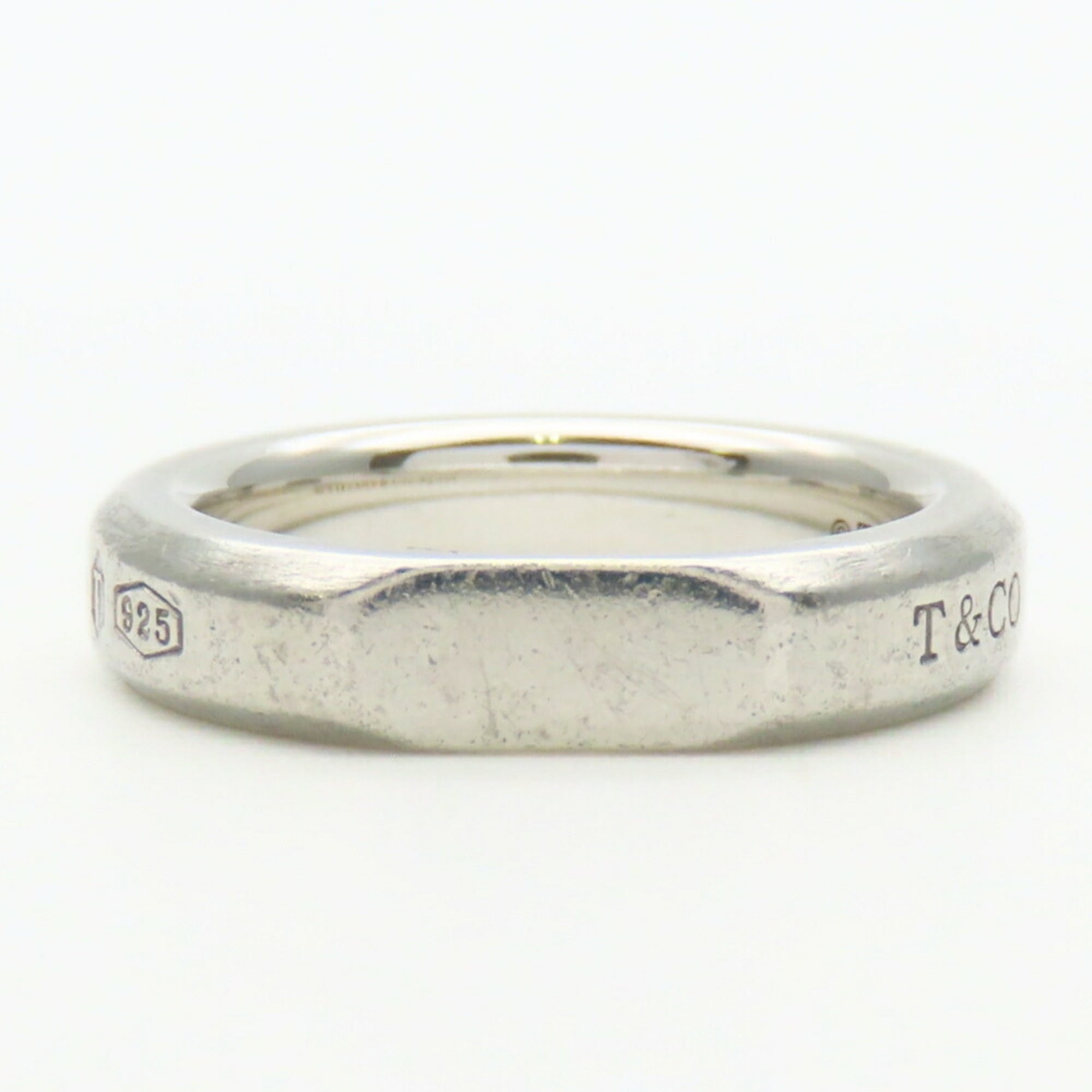 Tiffany Silver Silver 925 Band Ring (Pre-Owned)