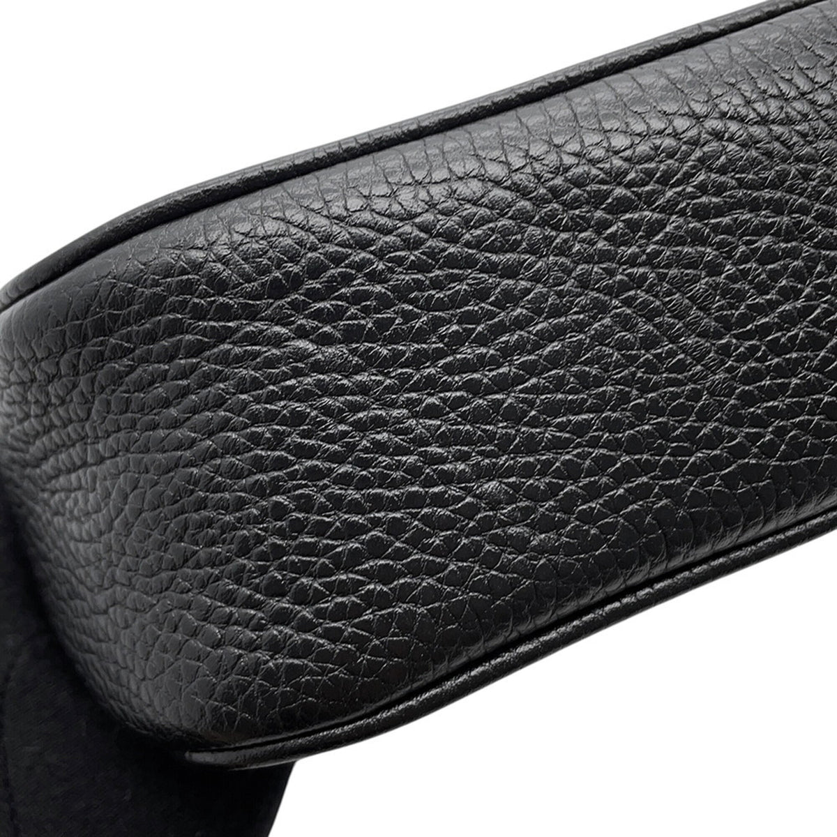 Gucci Soho Black Leather Handbag Shoulder Bag (Pre-Owned)