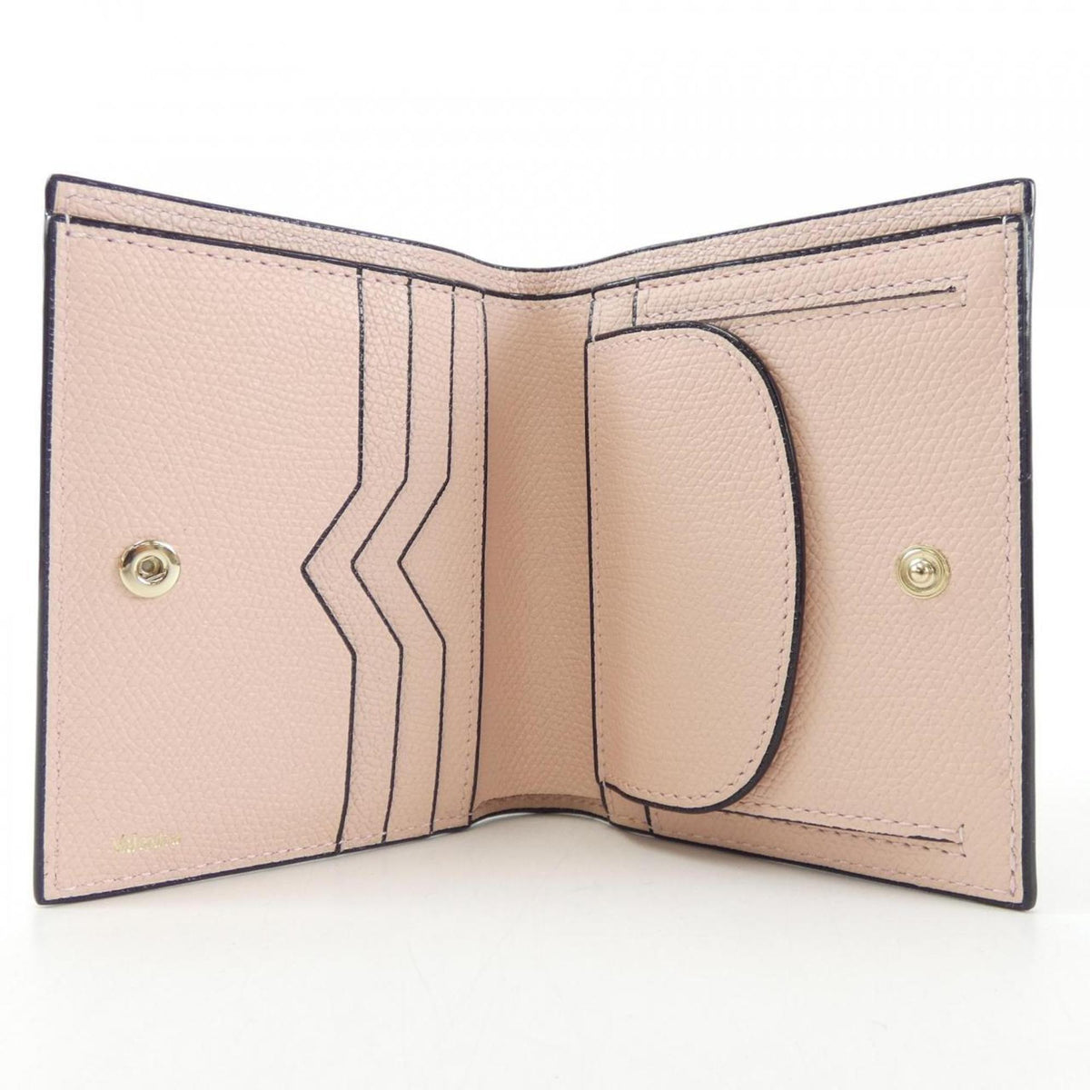Valextra Pink Leather Wallet (Bi-Fold) (Pre-Owned)