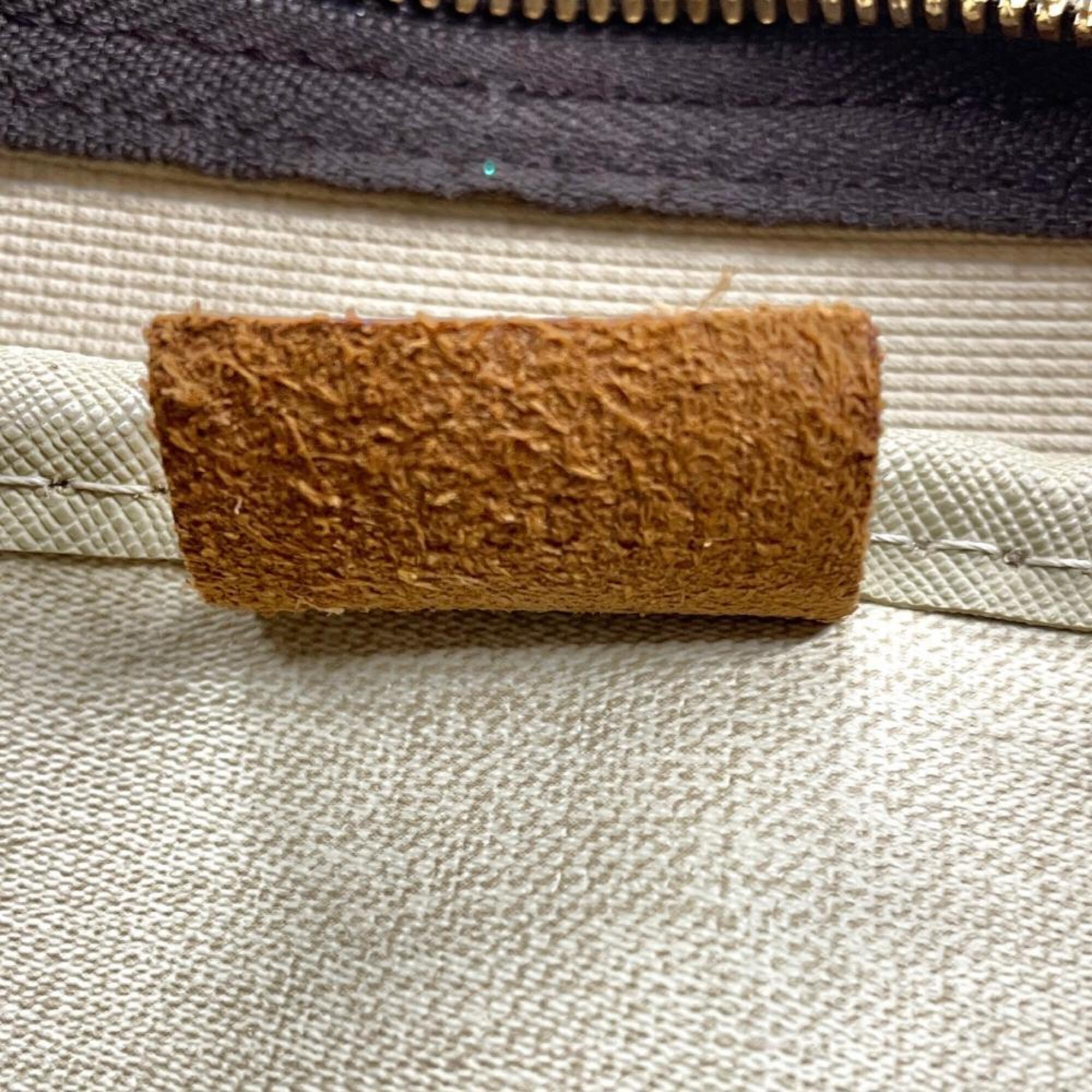 Louis Vuitton Brown Monogram Canvas Handbag (Pre-Owned)