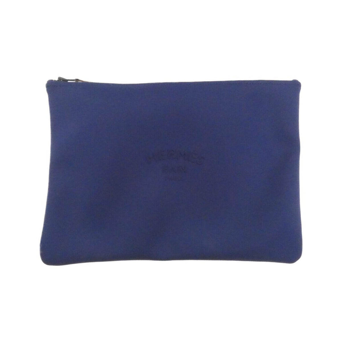 Hermes Black Blue Polyamide Handbag Pouch (Pre-Owned)