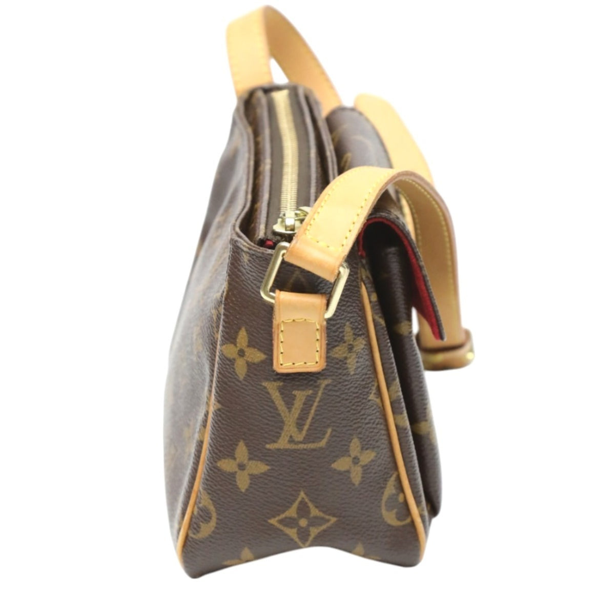 Louis Vuitton Brown Monogram Canvas Shoulder Bag (Pre-Owned)