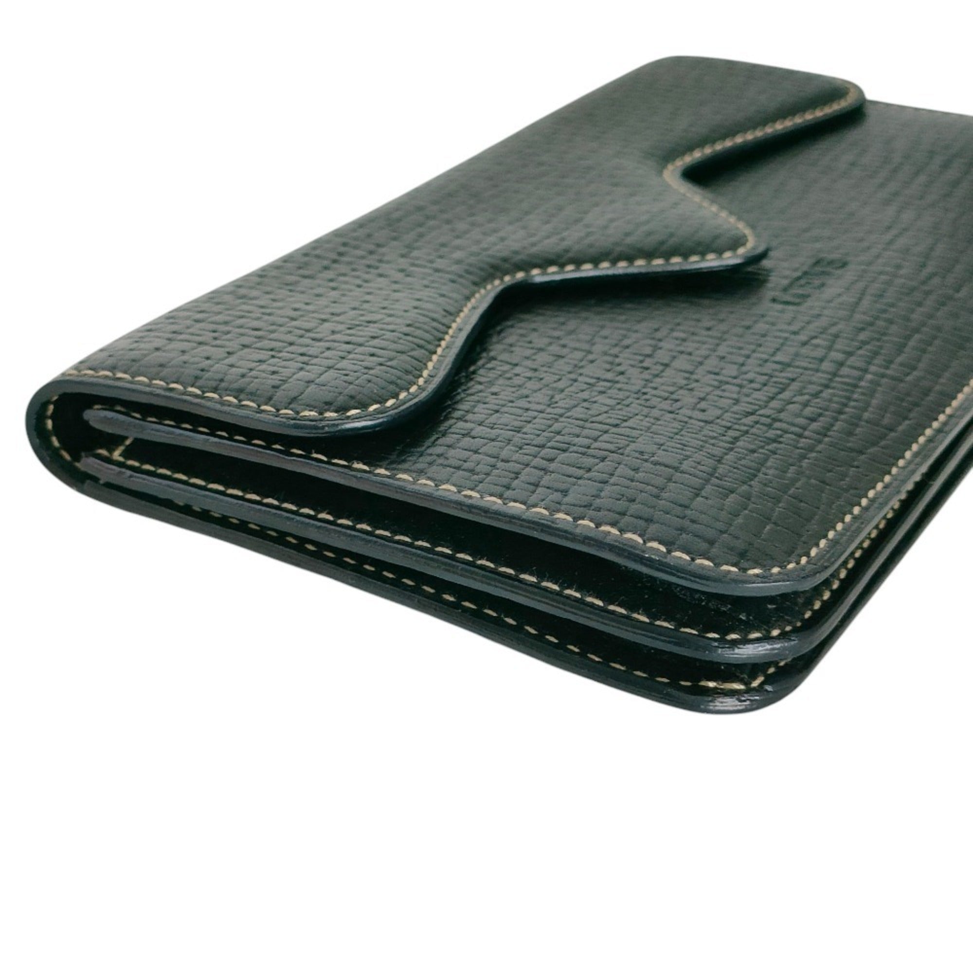 Loewe Black Leather Long Wallet (Bi-Fold) (Pre-Owned)