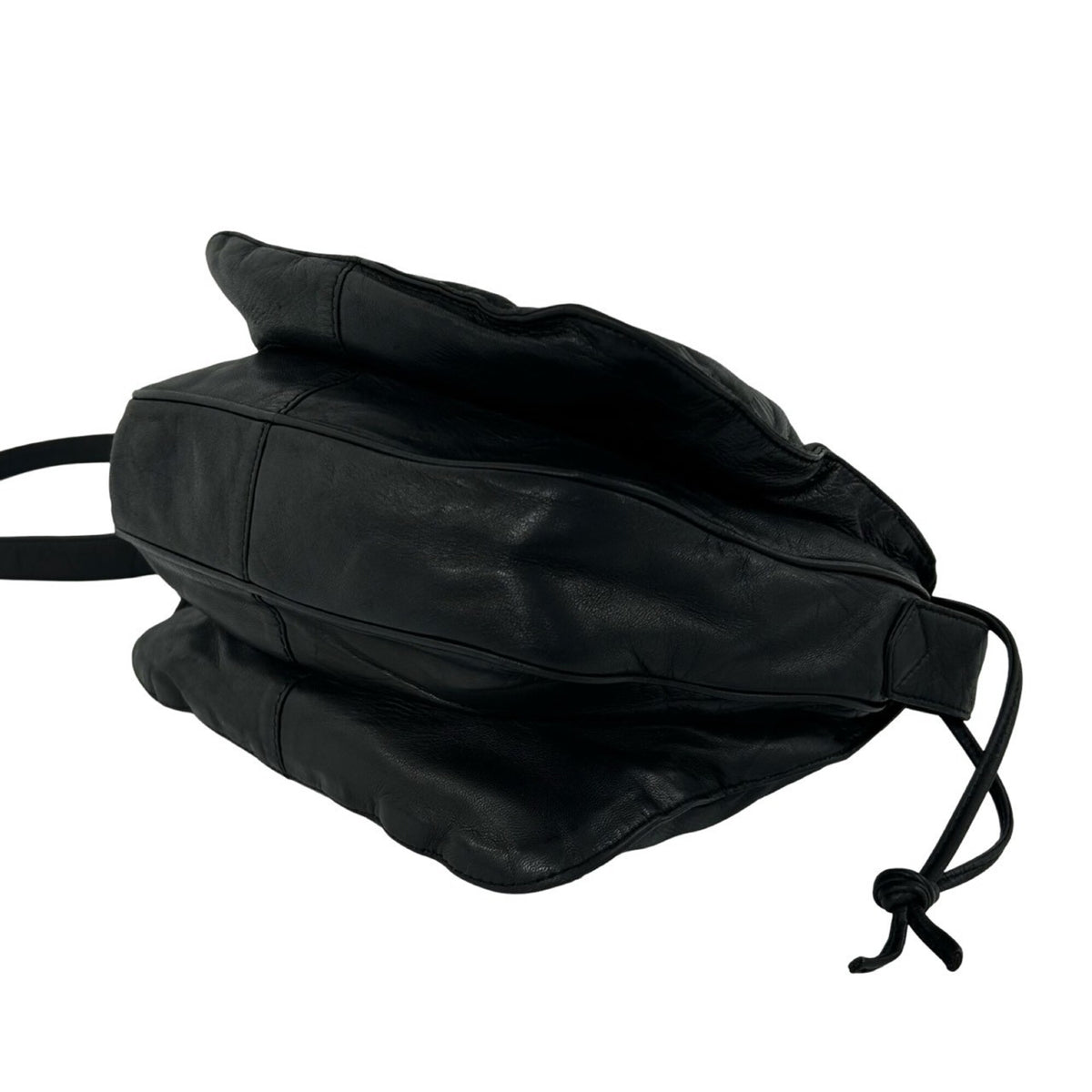 Loewe Black Leather Pochette Shoulder Bag (Pre-Owned)