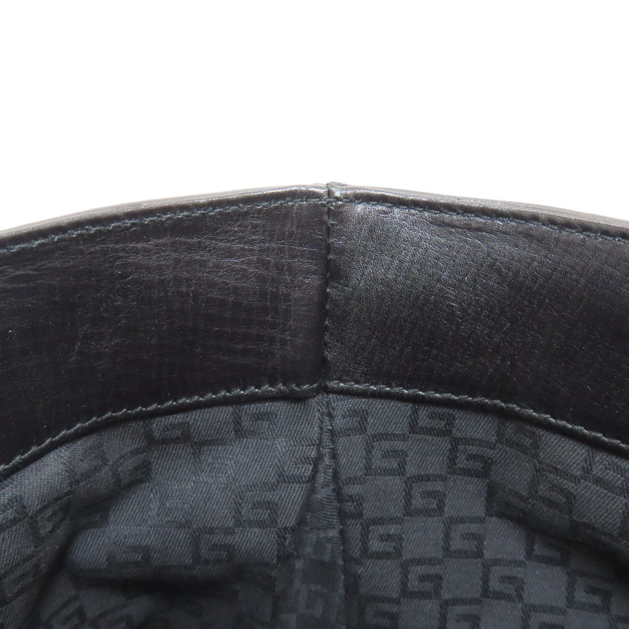 Gucci Black Leather Handbag (Pre-Owned)