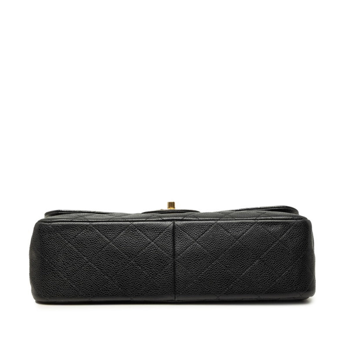 Chanel Black Grained Calfskin Shoulder Bag (Pre-Owned)