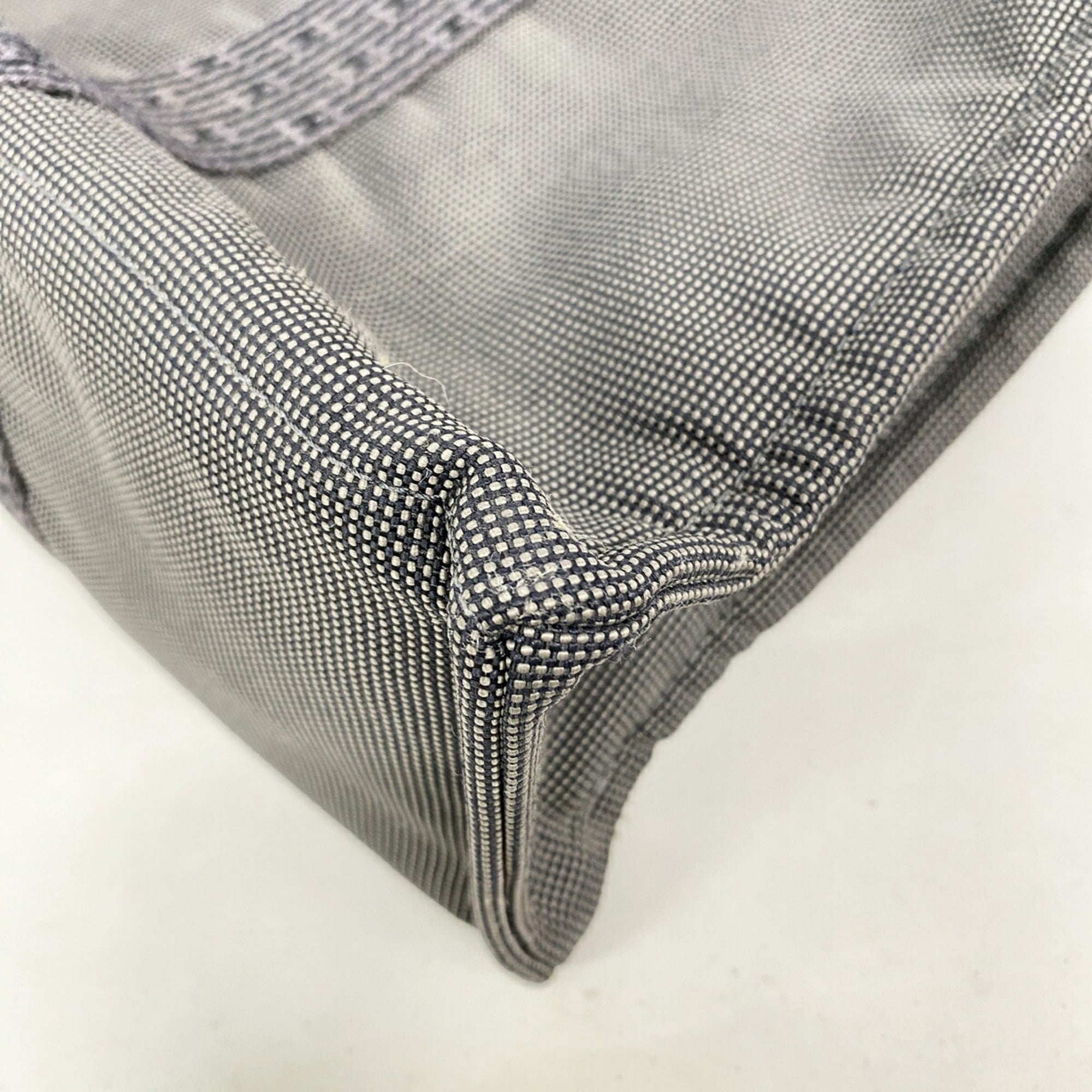 Hermes Gray Nylon Tote Bag (Pre-Owned)