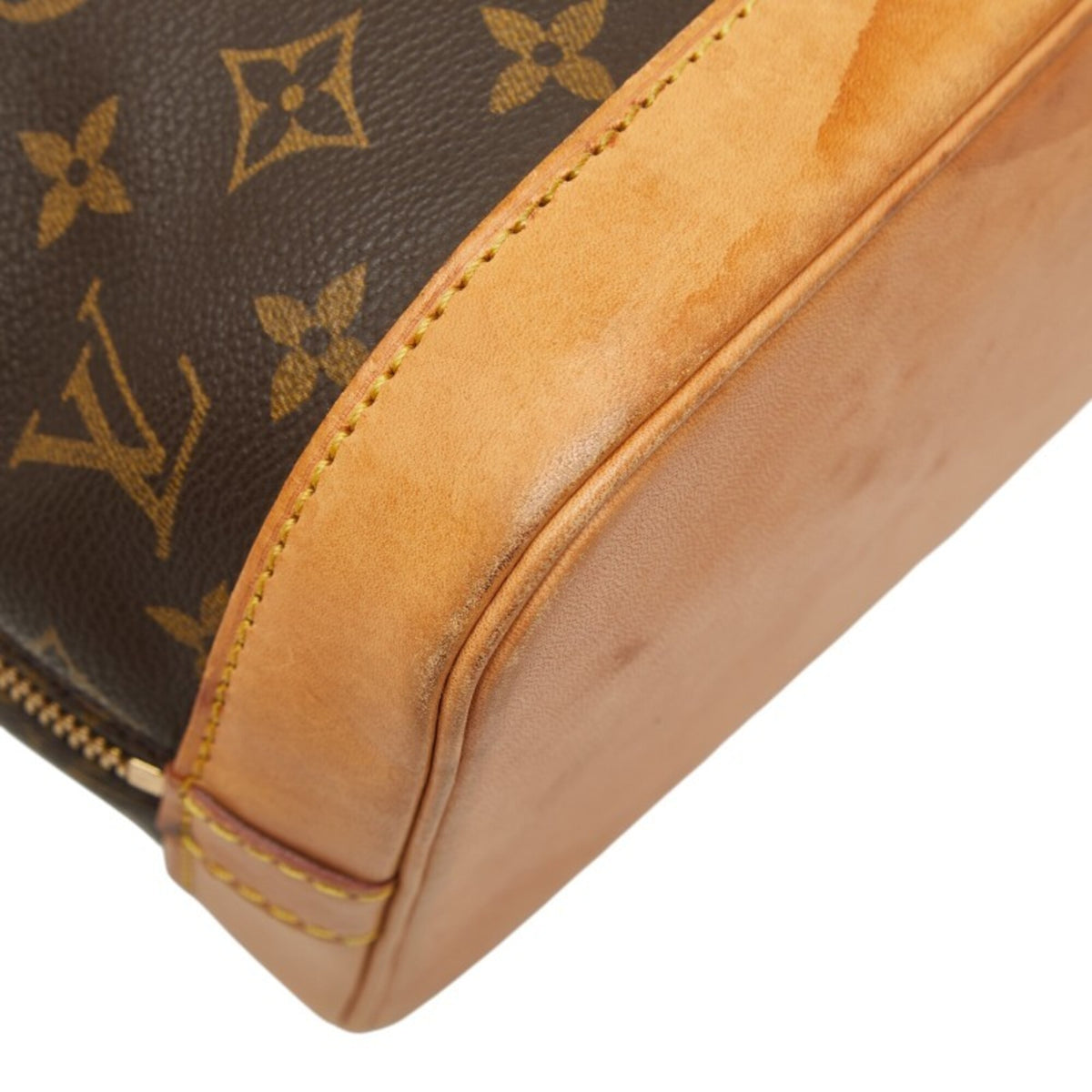 Louis Vuitton Brown Pvc Leather Handbag (Pre-Owned)
