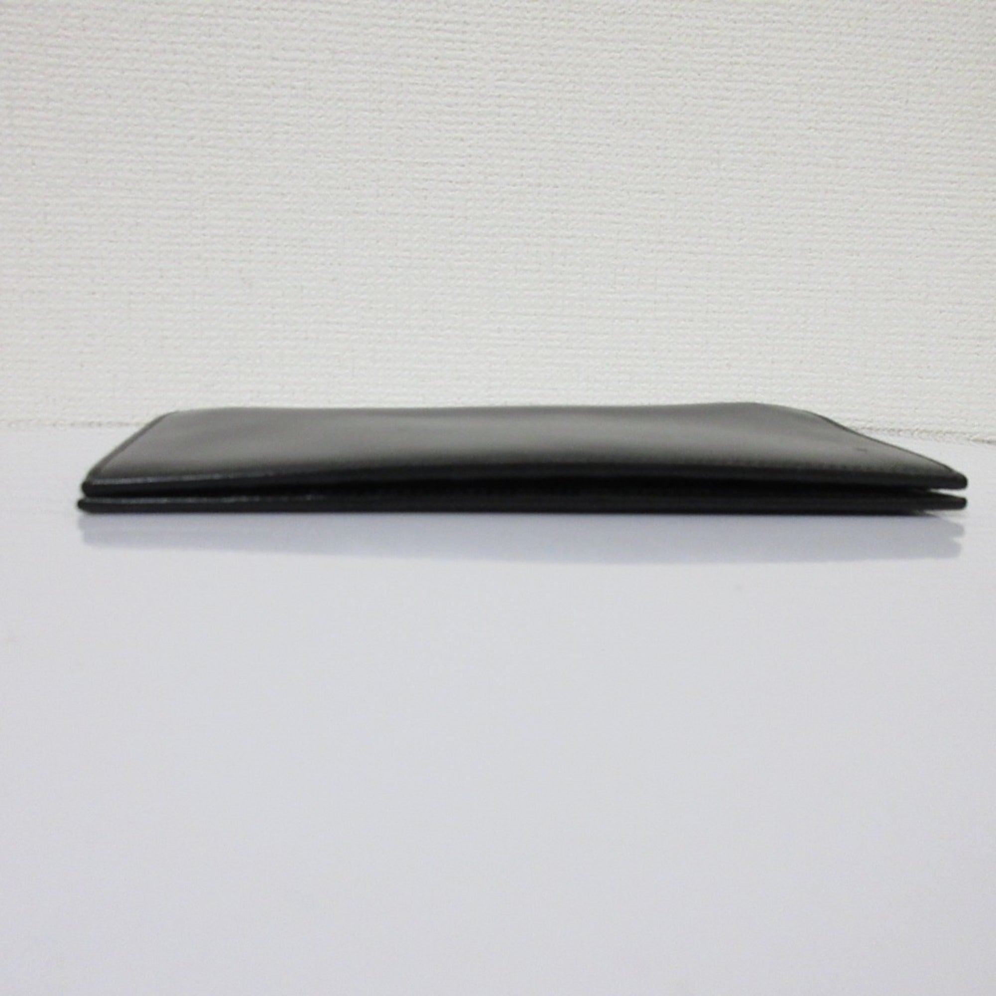 Cartier Black Leather Long Wallet (Bi-Fold) (Pre-Owned)