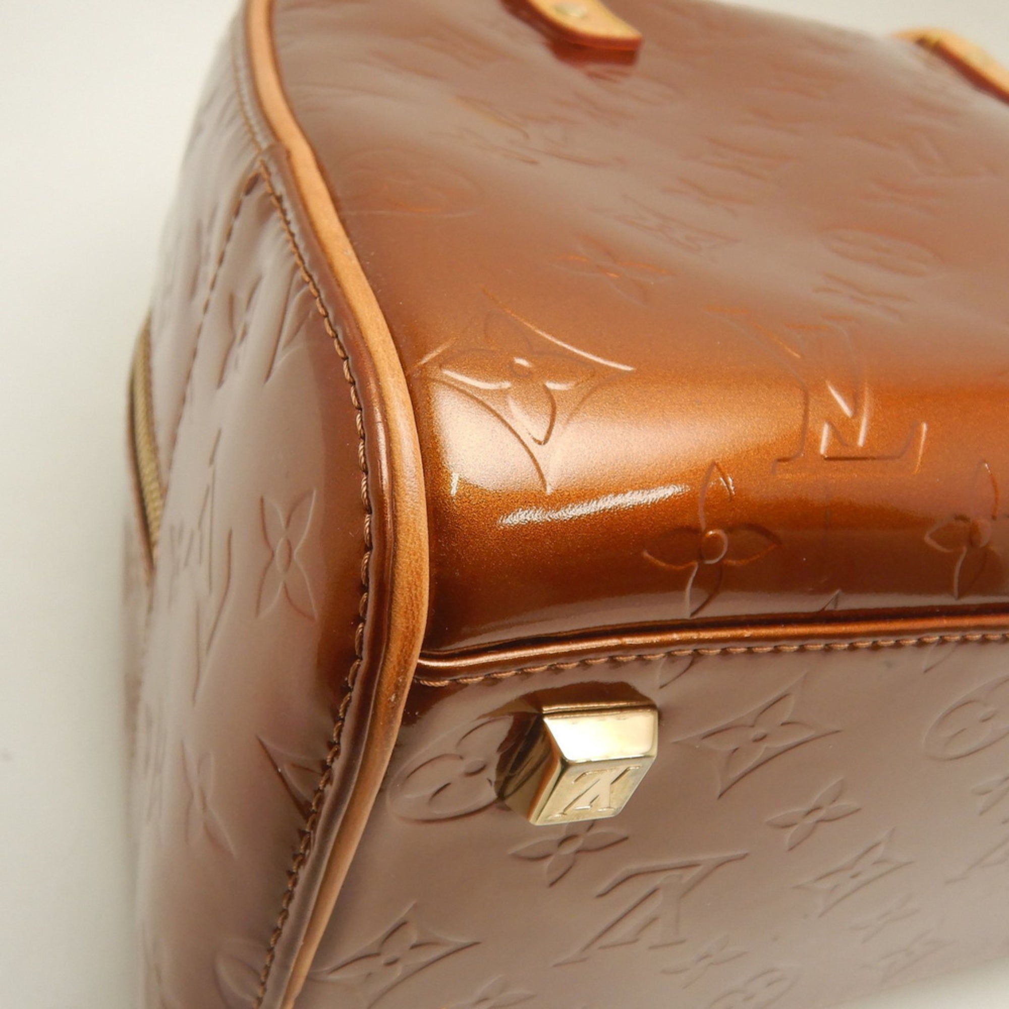Louis Vuitton Bronze Monogram Monogram Vernis Handbag (Pre-Owned)