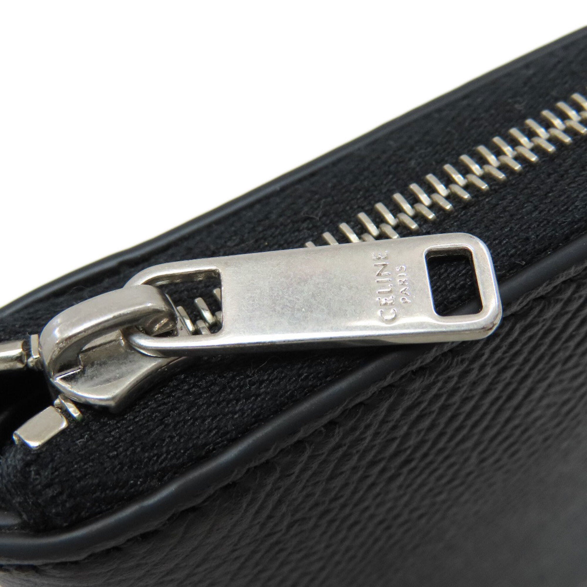 Celine Black Leather Wallet (Bi-Fold) (Pre-Owned)