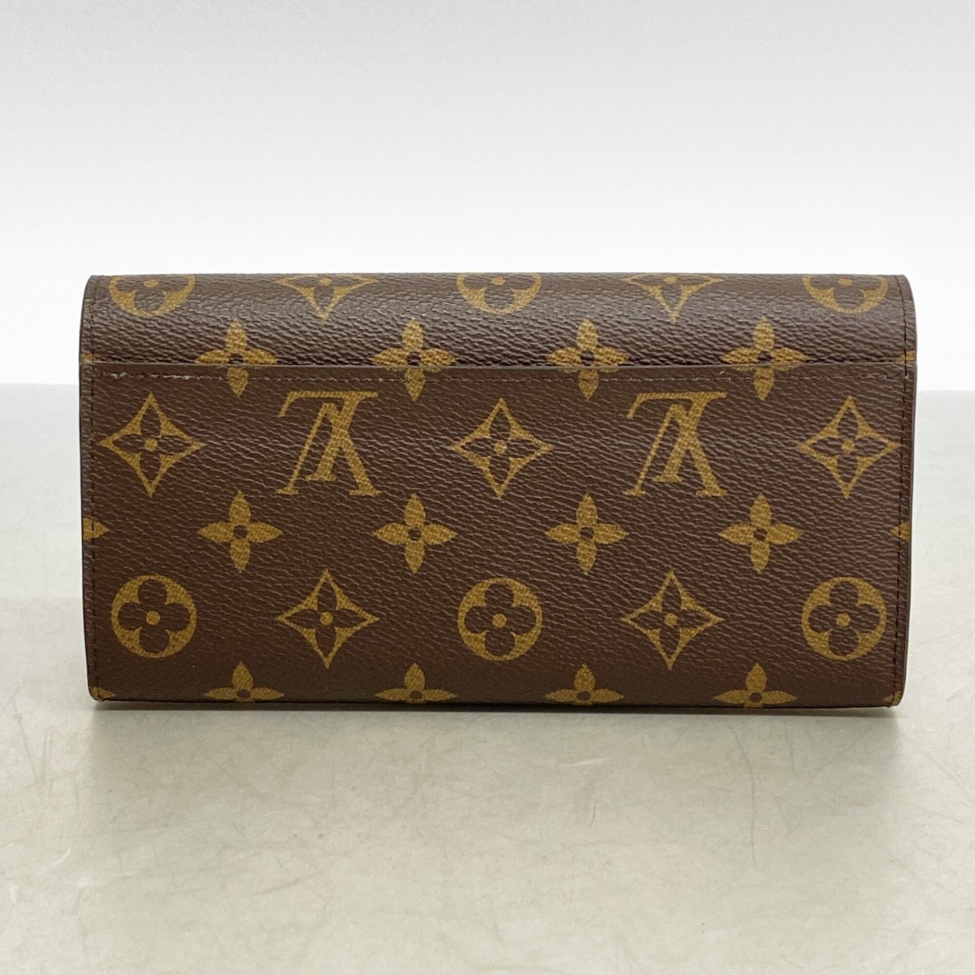 Louis Vuitton Brown Coquelicots Long Wallet (Bi-Fold) (Pre-Owned)