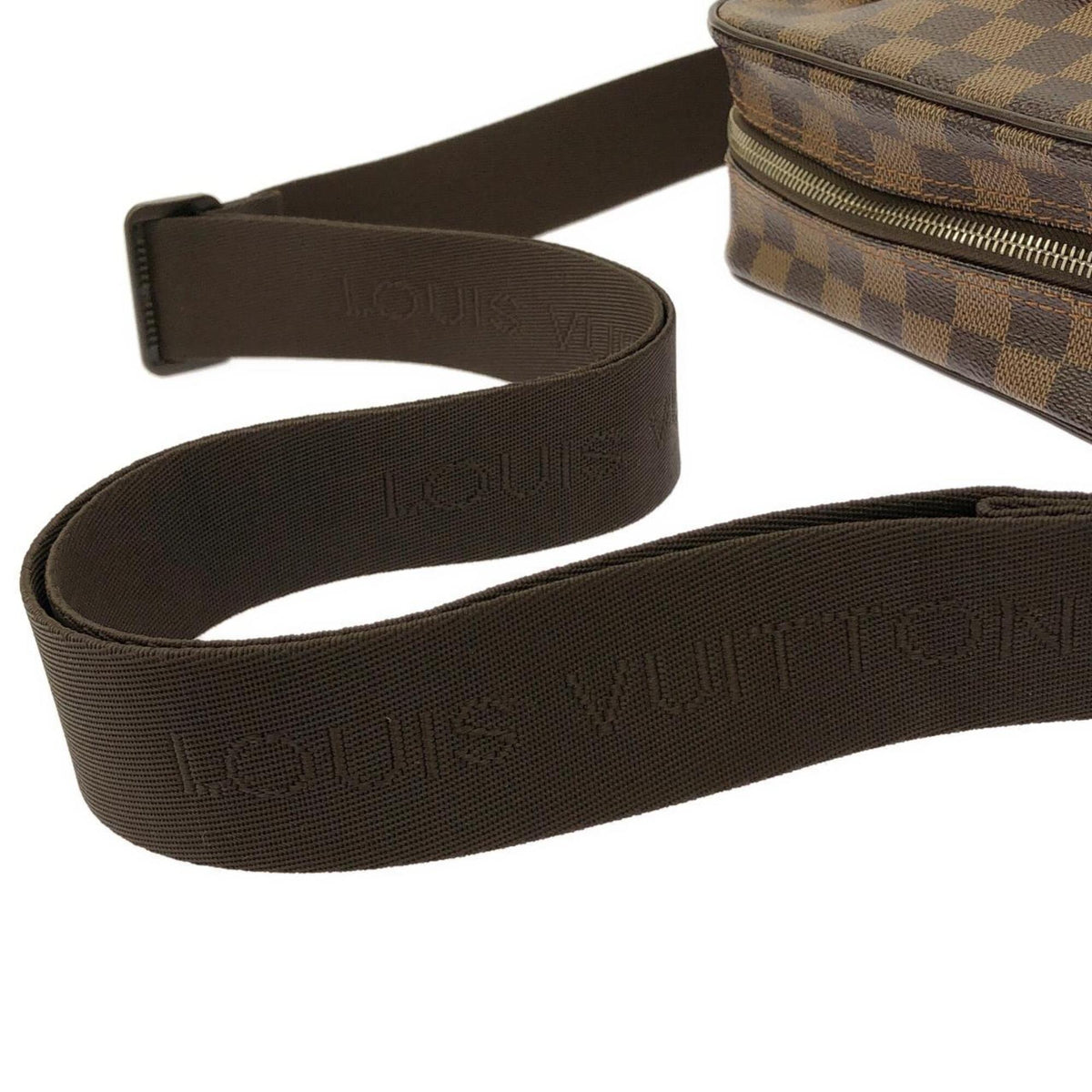 Louis Vuitton Ebene Coated Canvas Shoulder Bag (Pre-Owned)