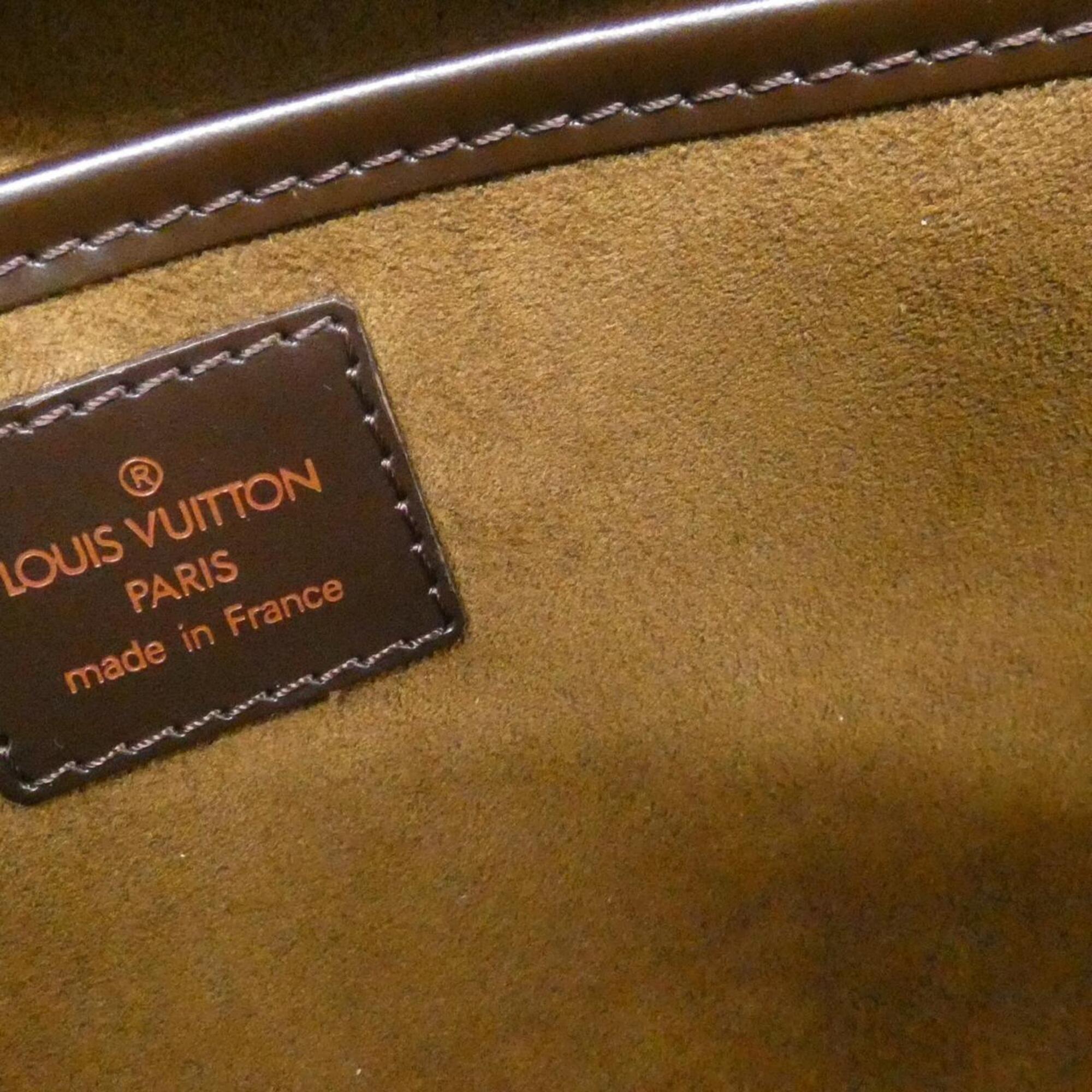 Louis Vuitton Brown Coated Canvas Briefcase (Pre-Owned)
