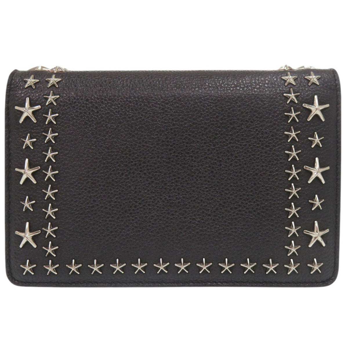 Jimmy Choo Black Leather Shoulder Bag (Pre-Owned)