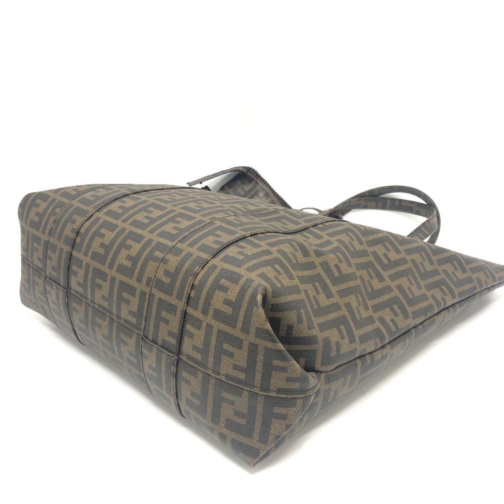 Fendi Brown Pvc Tote Bag (Pre-Owned)