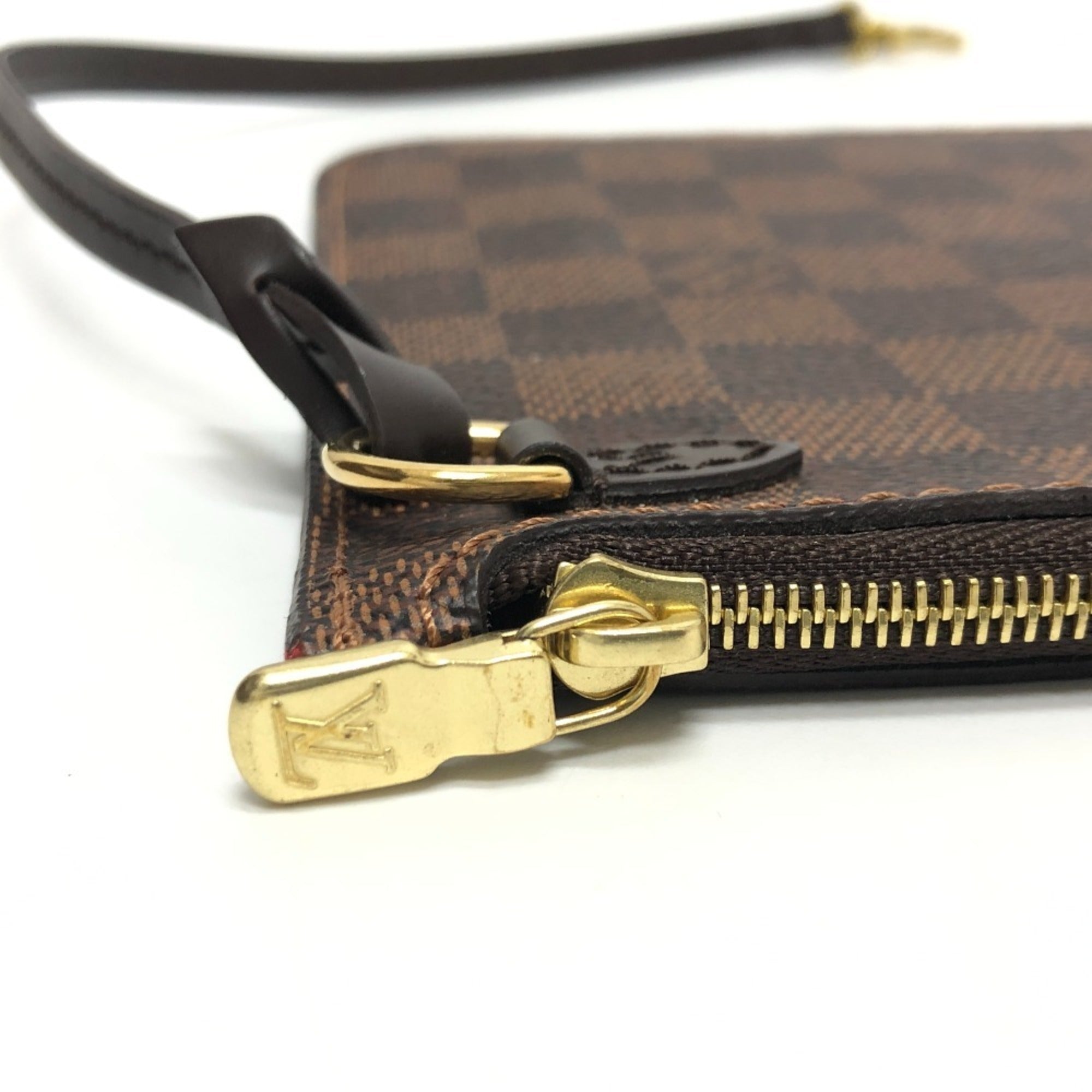 Louis Vuitton Brown Ebene Damier Canvas Shoulder Bag Tote Bag (Pre-Owned)