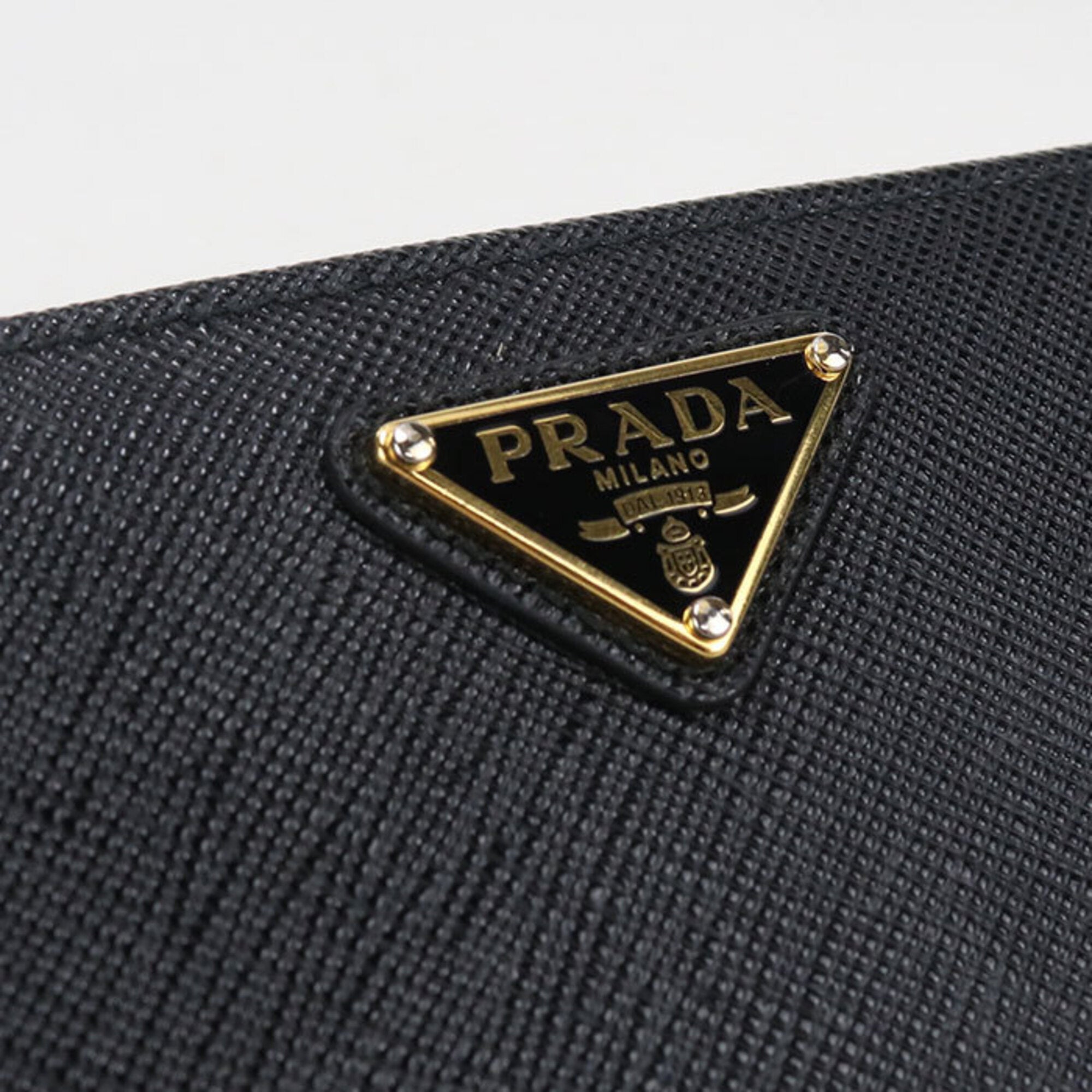 Prada Black Leather Wallet (Bi-Fold) (Pre-Owned)