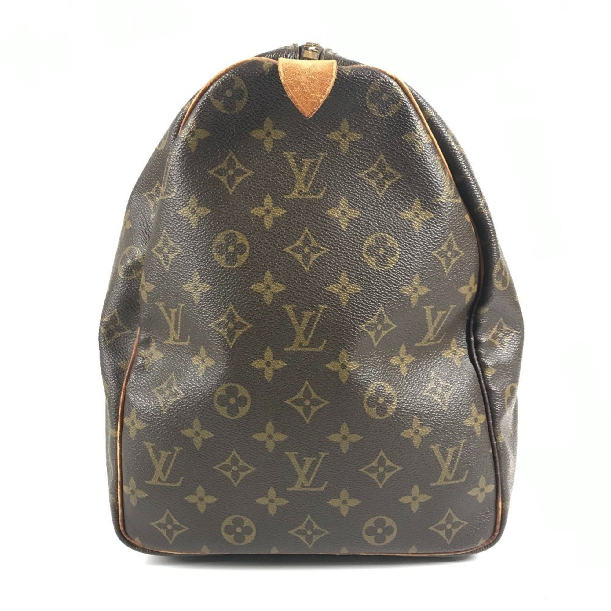 Louis Vuitton Brown Monogram Canvas Boston Bag Handbag (Pre-Owned)