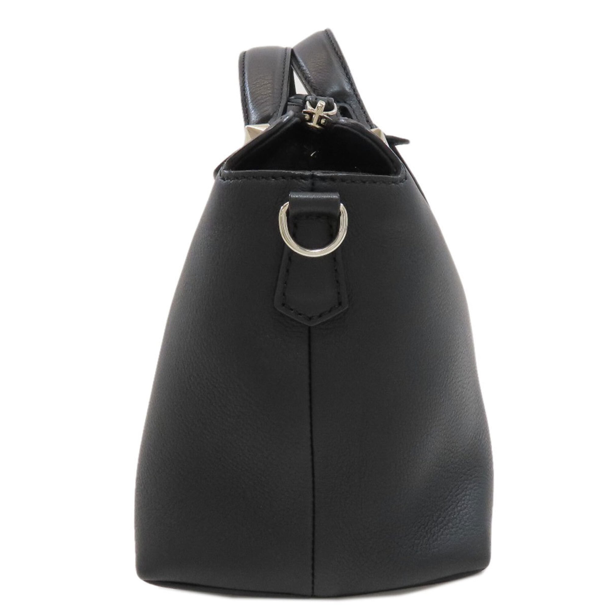 Fendi Black Leather Handbag (Pre-Owned)