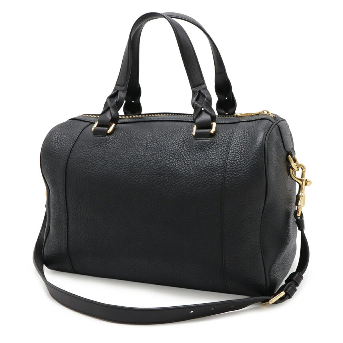 Loewe Black Leather Handbag Shoulder Bag (Pre-Owned)