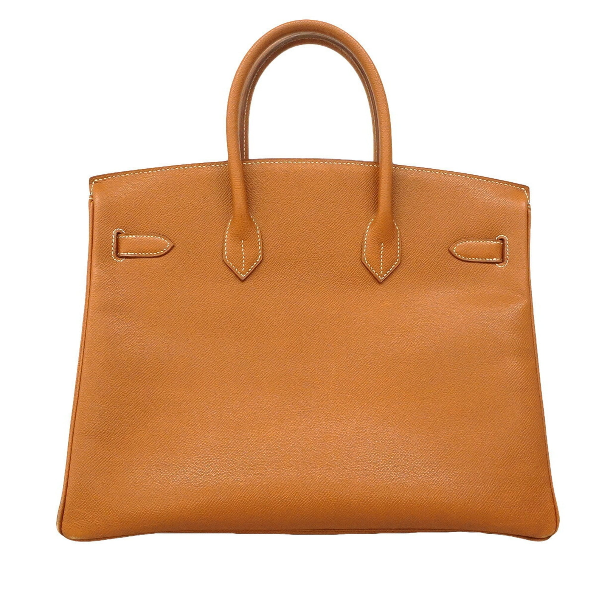 Hermes Gold Courchevel Leather Handbag (Pre-Owned)