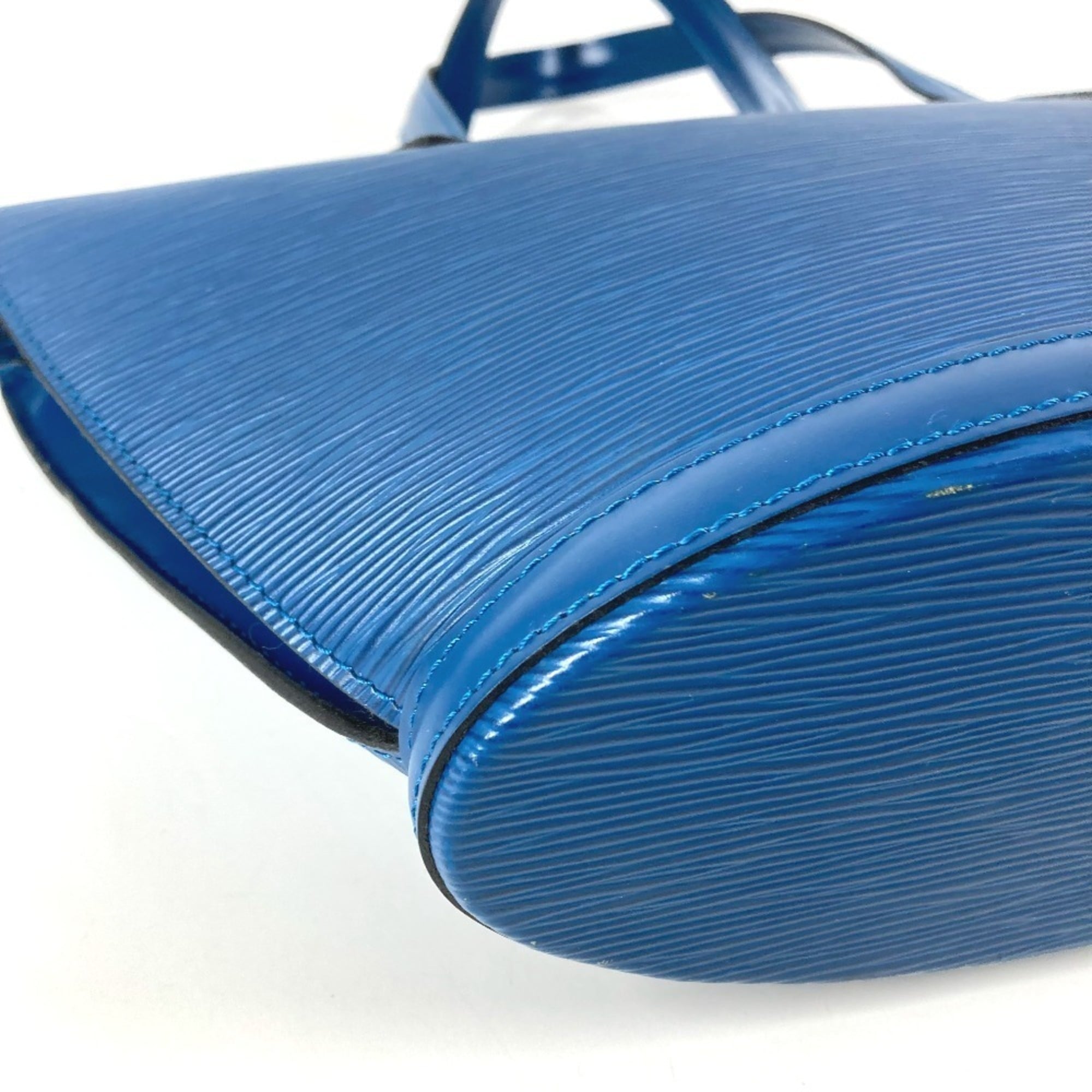 Louis Vuitton Epi Blue Toledo Blue Epi Leather Shoulder Bag Tote Bag (Pre-Owned)