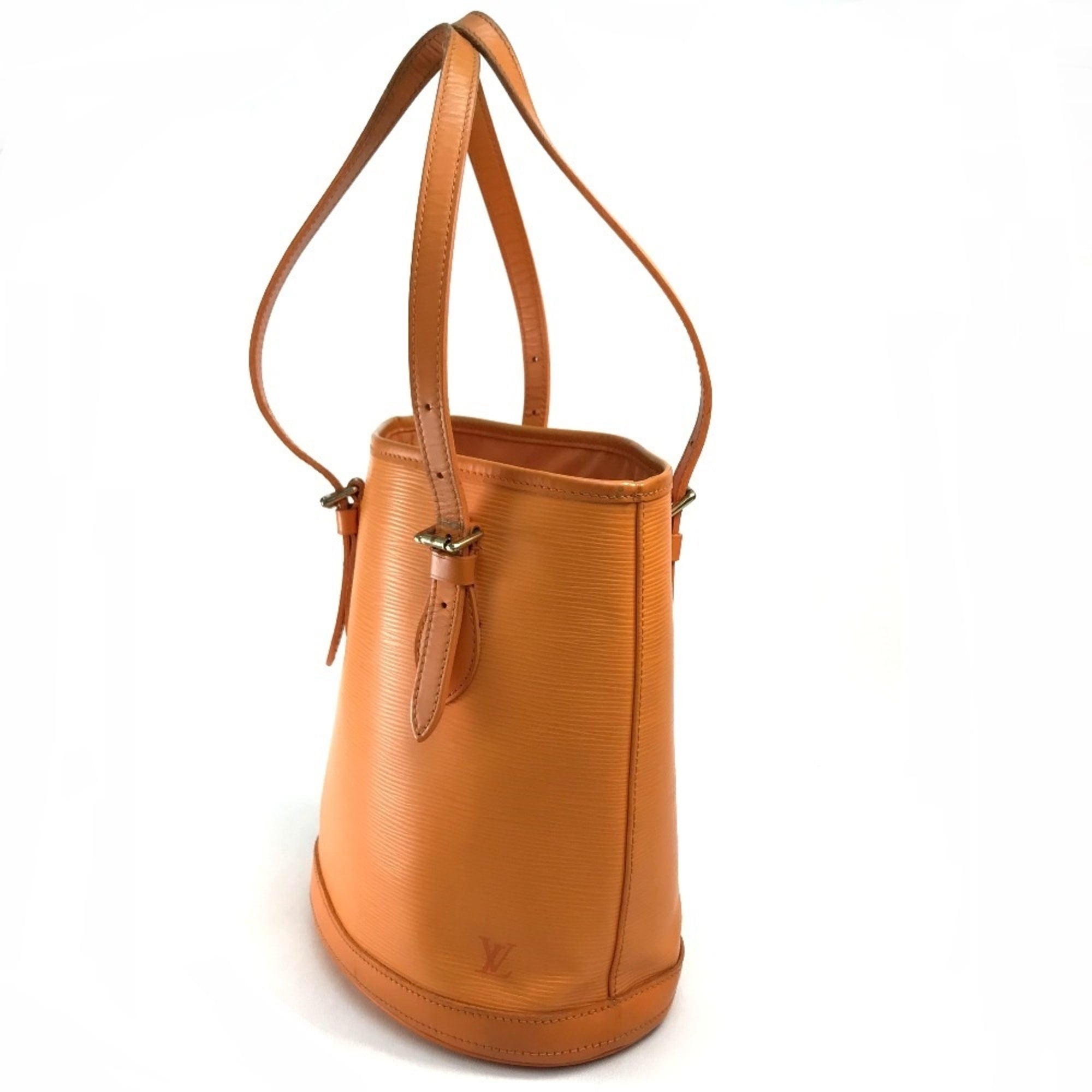 Louis Vuitton Epi Orange Epi Leather Handbag Shoulder Bag Tote Bag (Pre-Owned)