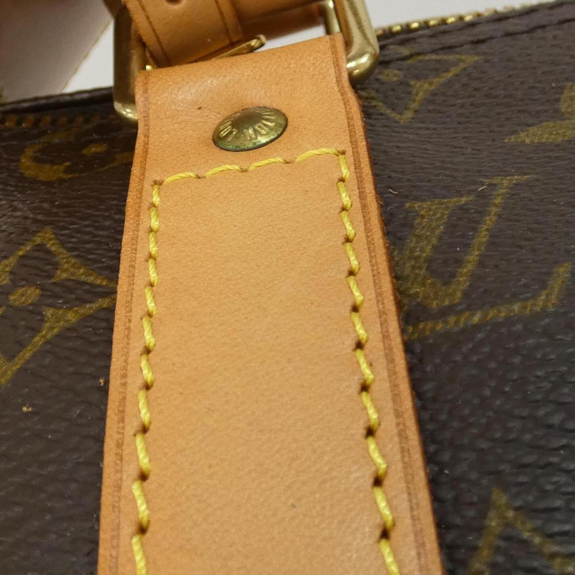 Louis Vuitton Monogram Marron Coated Canvas Handbag (Pre-Owned)