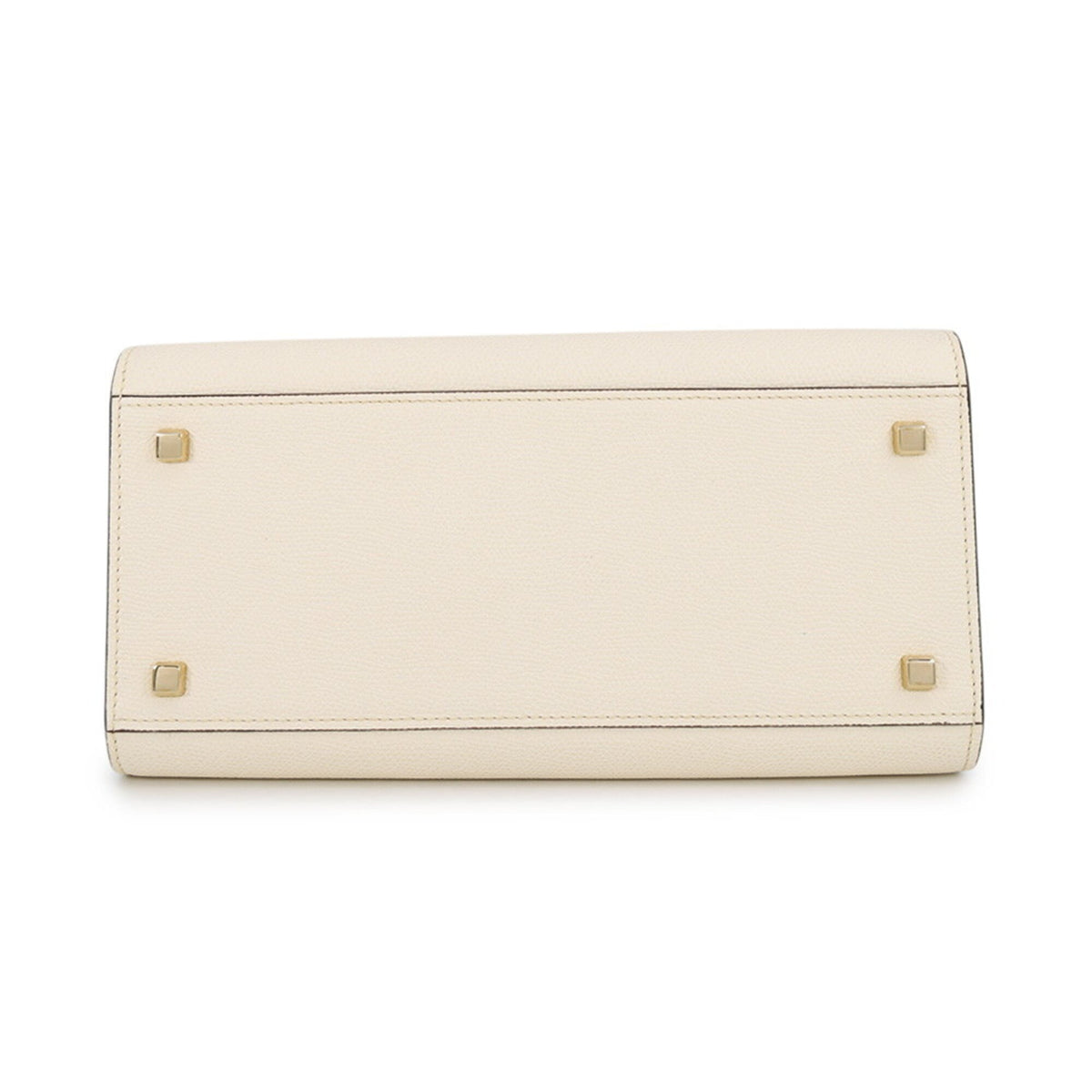 Valextra White Leather Handbag (Pre-Owned)