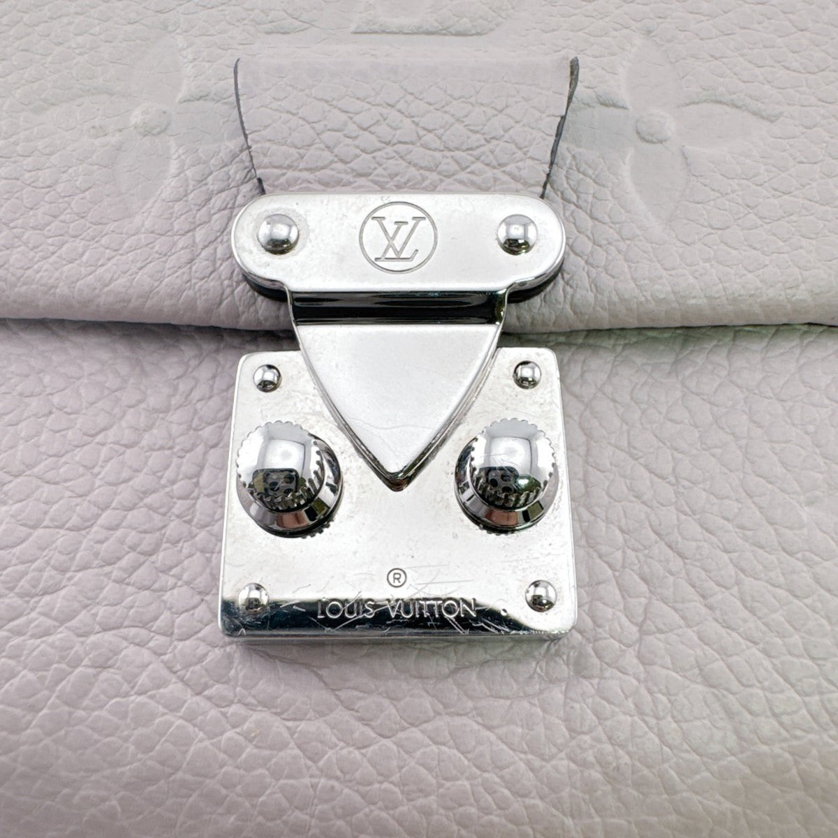 Louis Vuitton Beige Monogram Monogram Empreinte Wallet (Tri-Fold) (Pre-Owned)